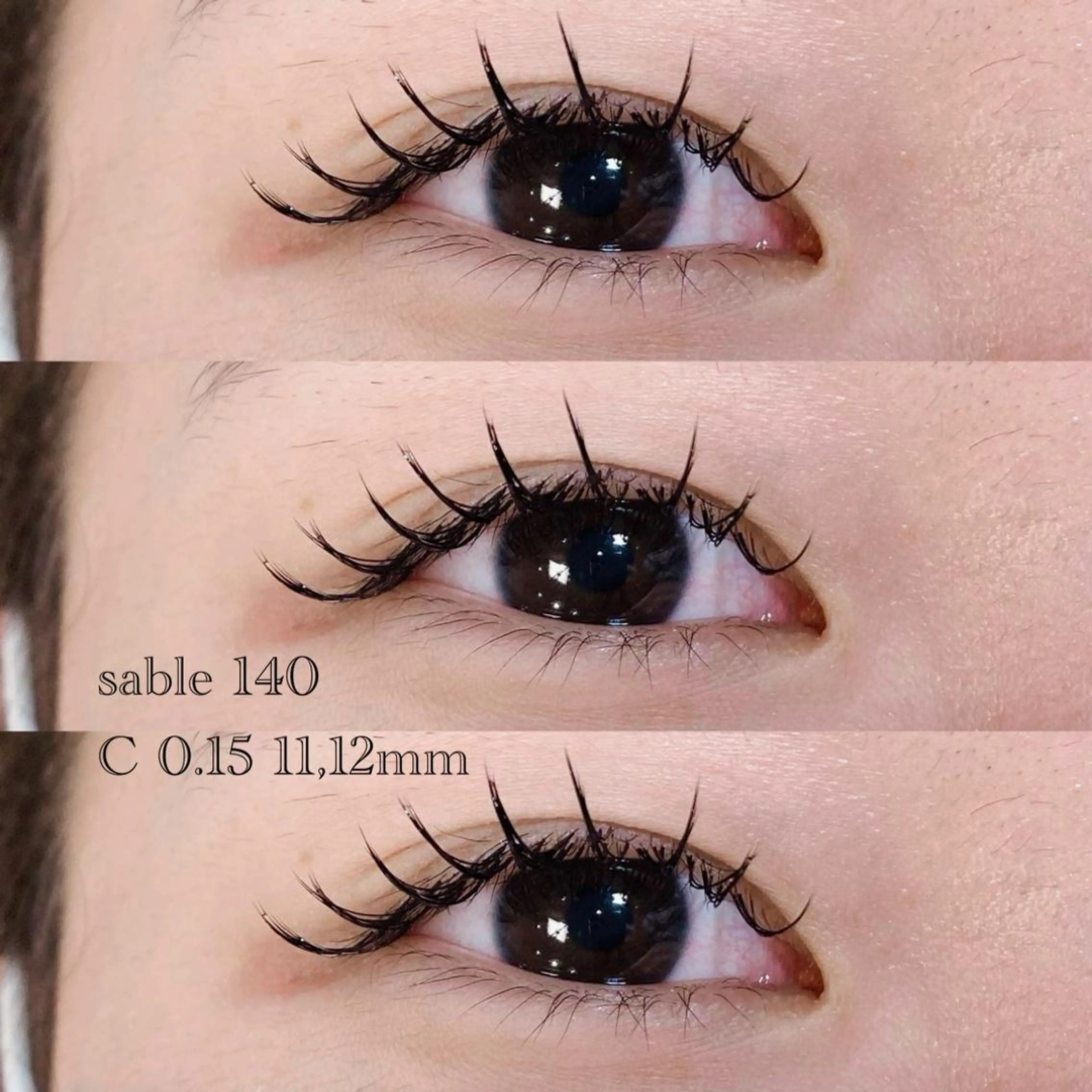 マツエク・マツパ Cカール セーブル OLIVIA 郷家 ♡のマツエク・マツパデザイン