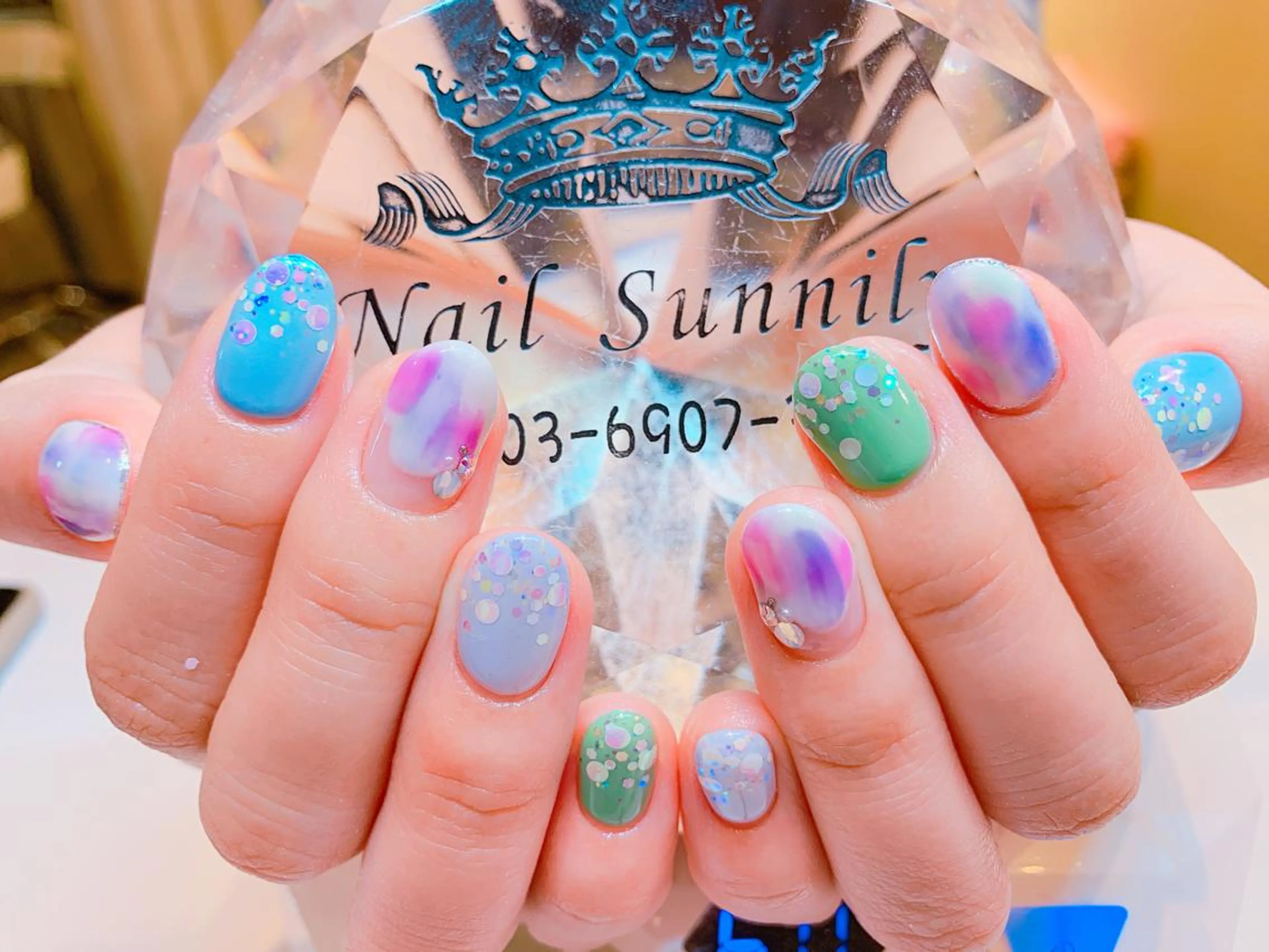 ネイル 長さだし専門店 M2　rikaのネイルデザイン