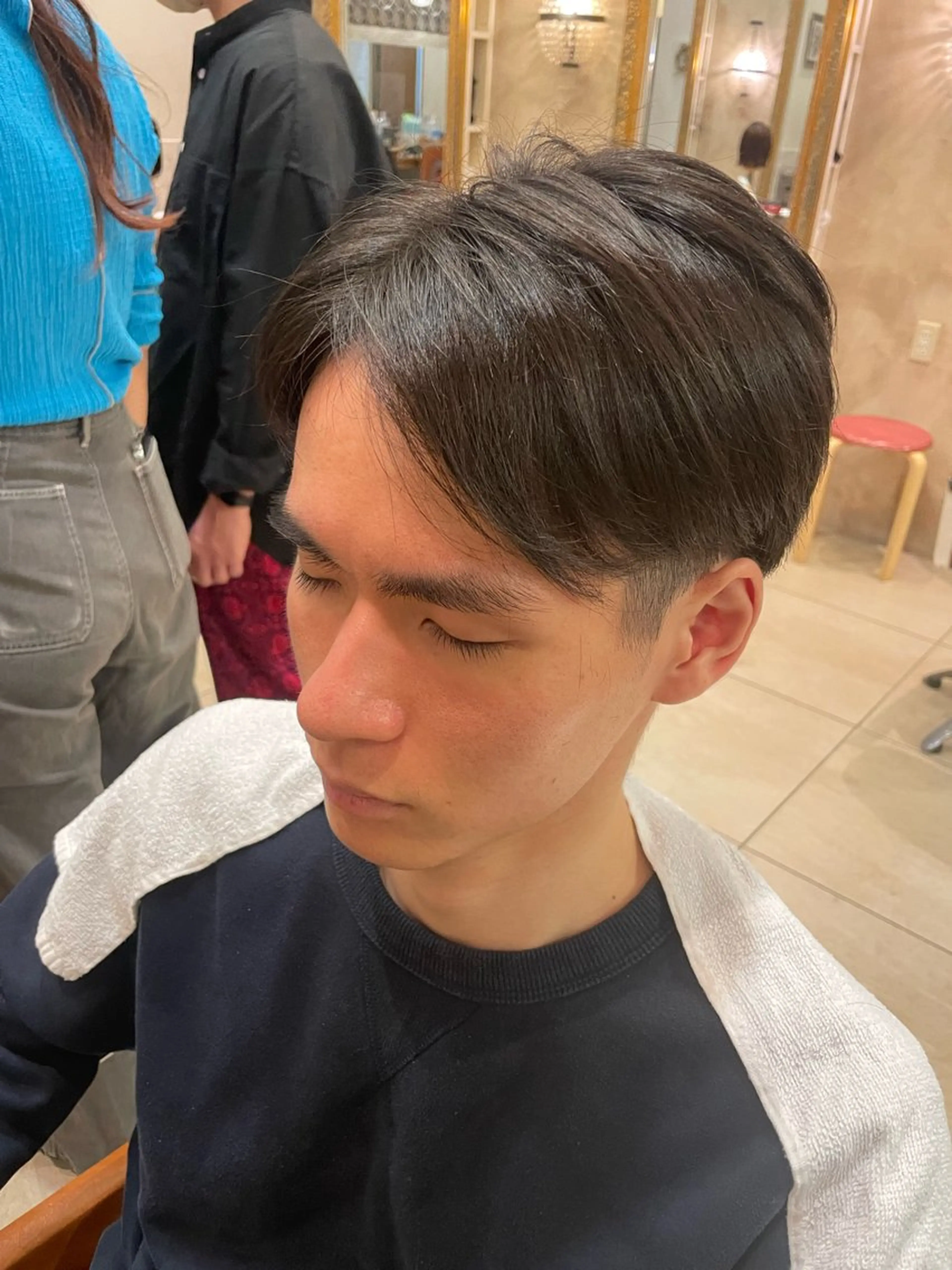 メンズ 田中 秋水のヘアスタイル
