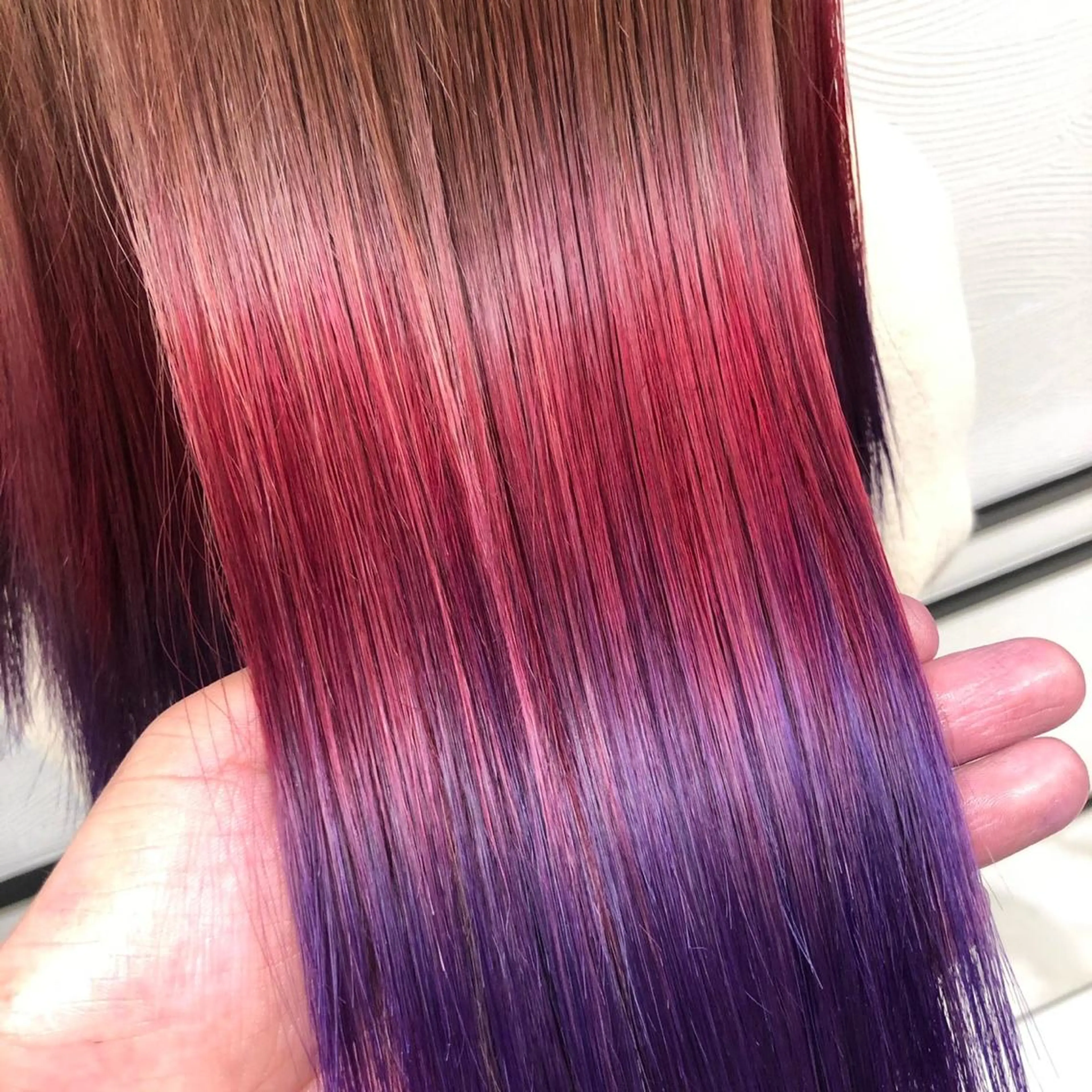 ロング カラー アッシュ ベージュカラー グラデーションカラー ピンクカラー パープルカラー 指名支持率NO.1 スタイリストのヘアスタイル