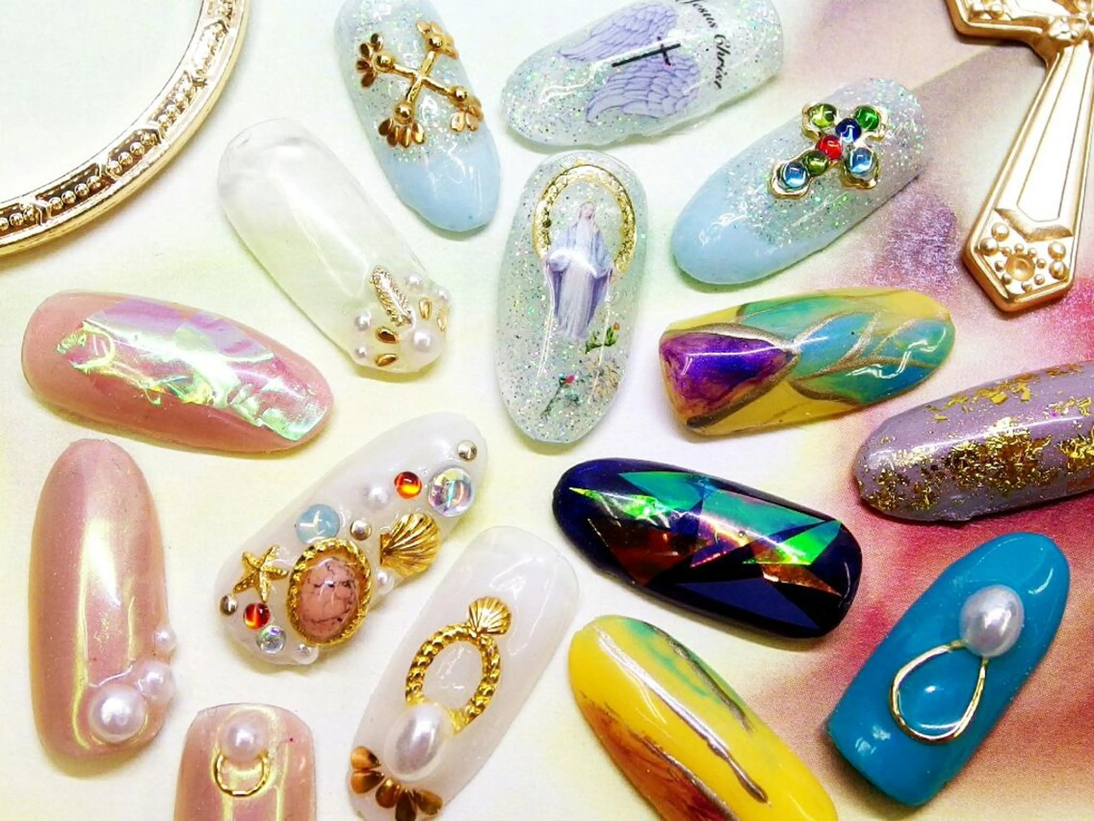 ネイル 持ち込み スカルプネイル ティーエヌ 金山駅東口店のネイルデザイン