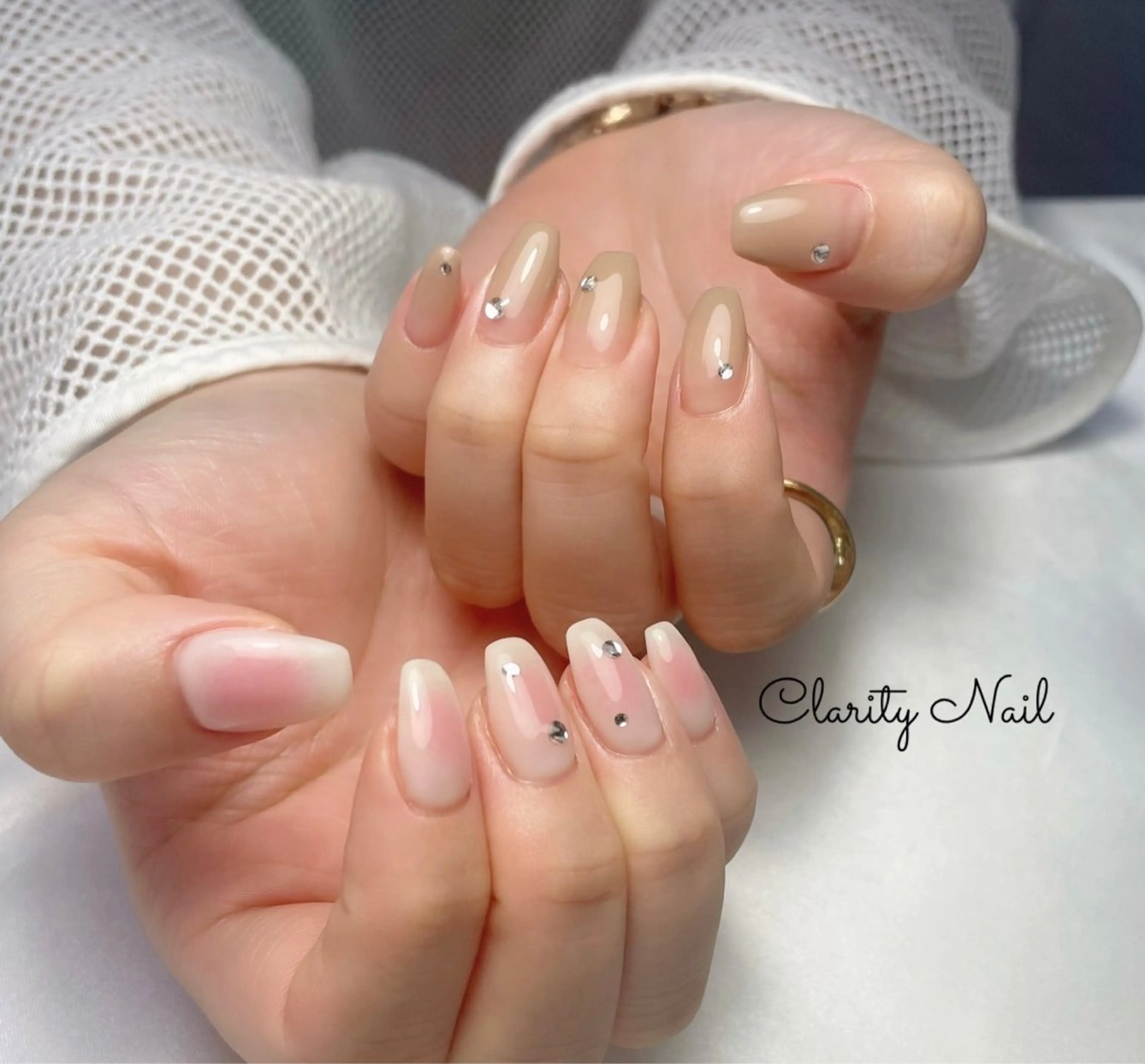 ネイル アートネイル 持ち込み ハンドネイル Clarity Nailのネイルデザイン