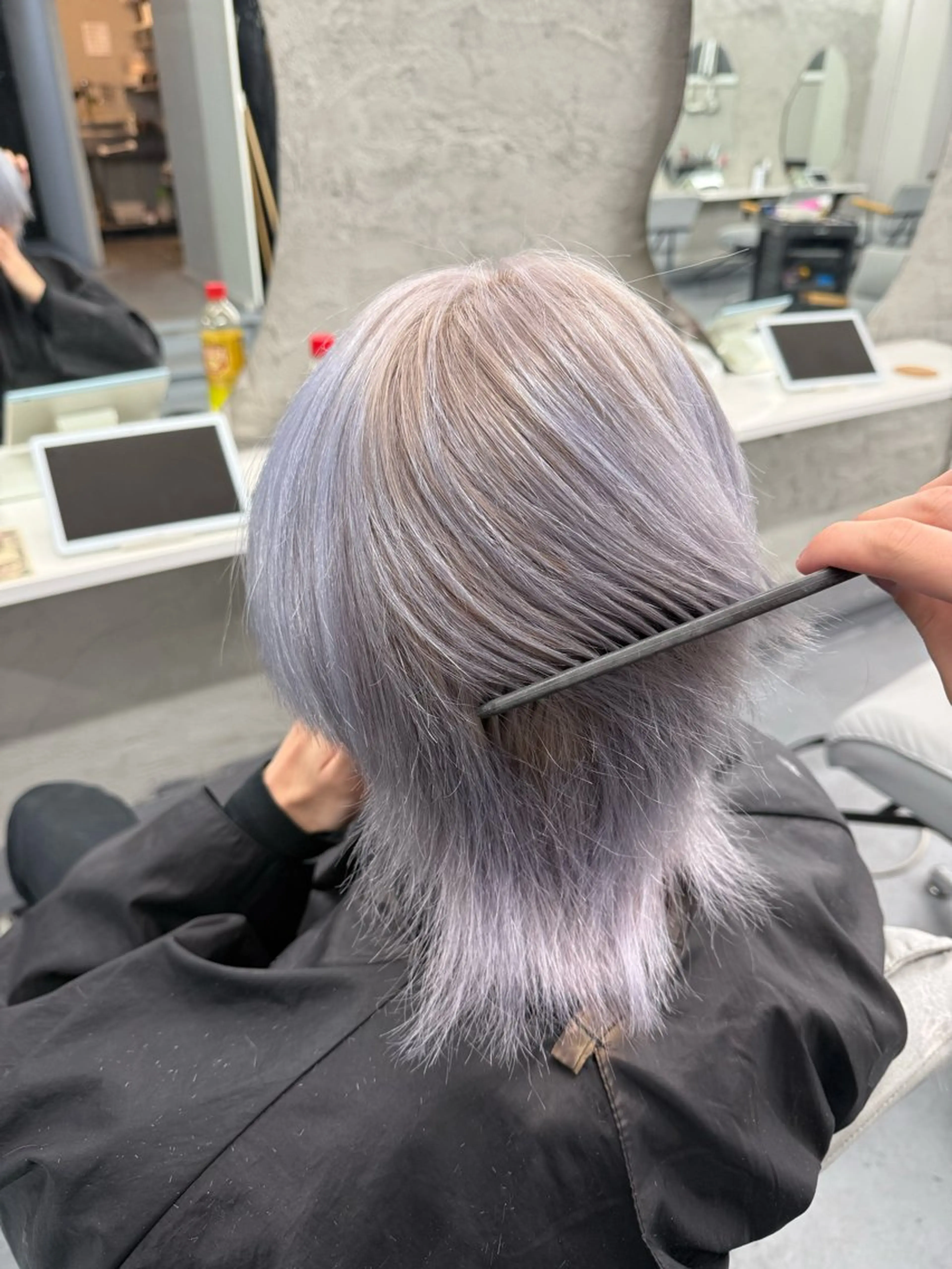 ミディアム メンズ ヘアカラー 【柏】縮毛矯正 髪質改善💫だいちのヘアスタイル