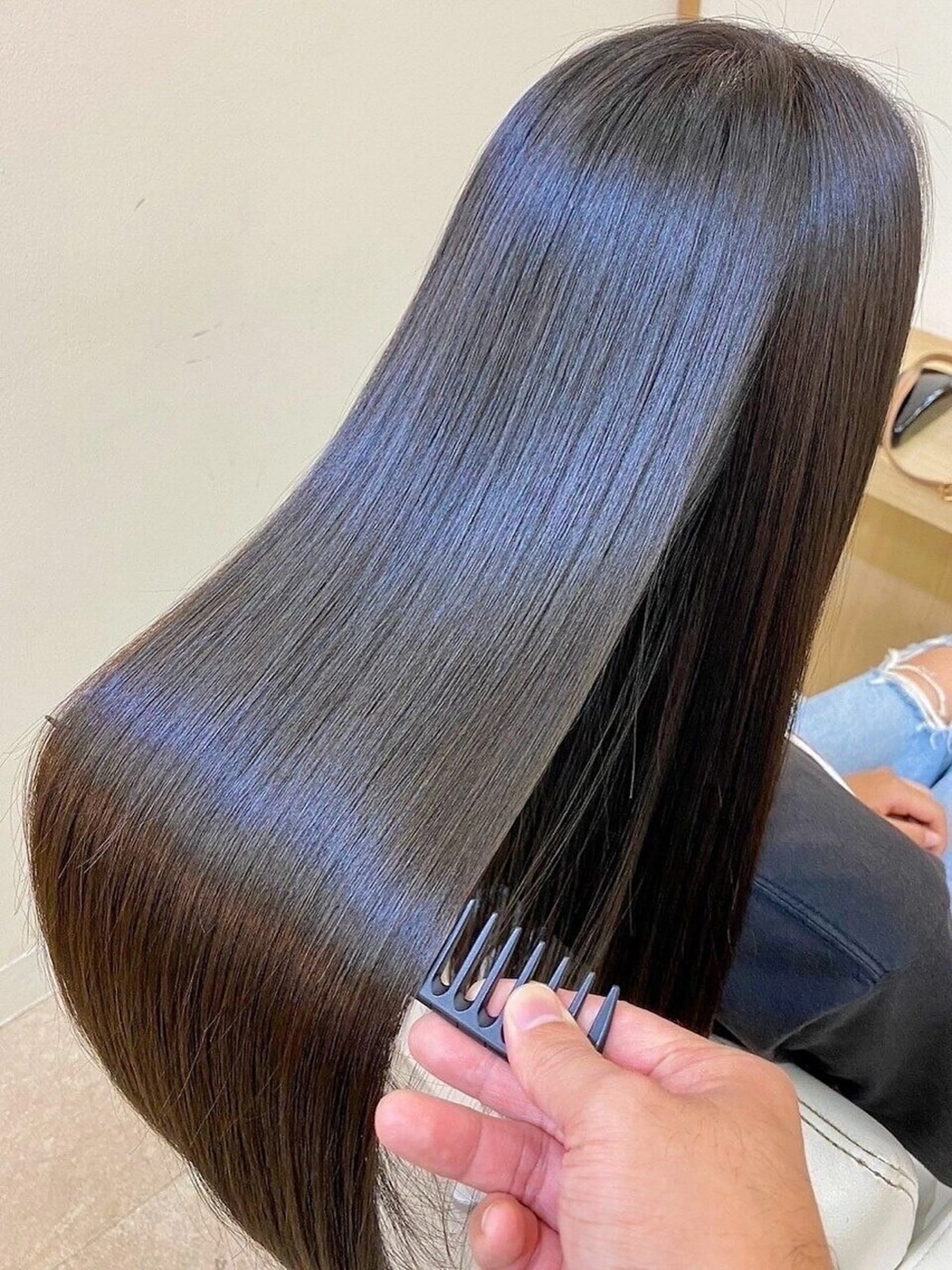 縮毛矯正（受付時間12時まで）の写真