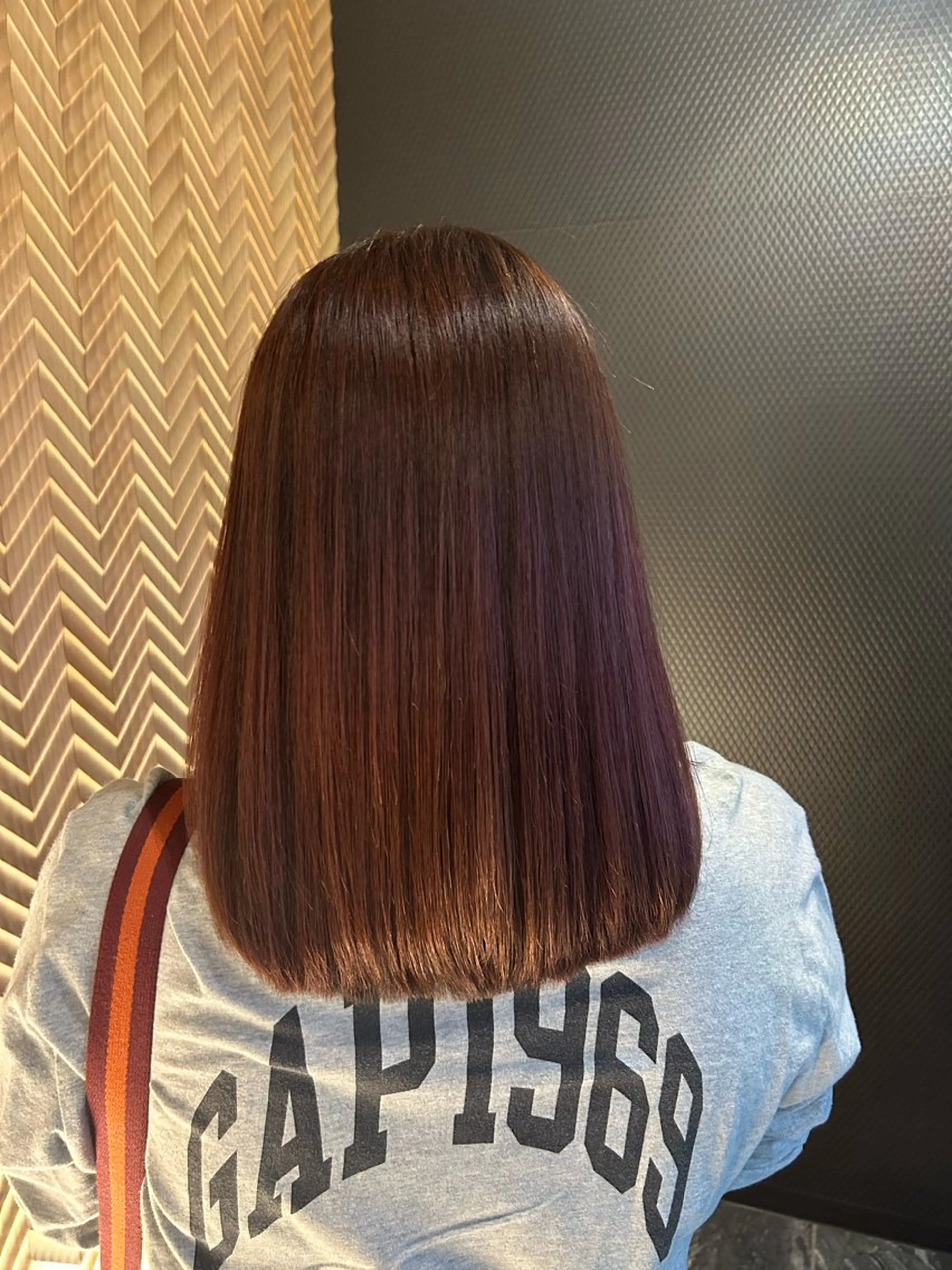 ミディアム カット ヘアカラー トリートメント 髪質改善特化🫧 梶川　歩哉のヘアスタイル