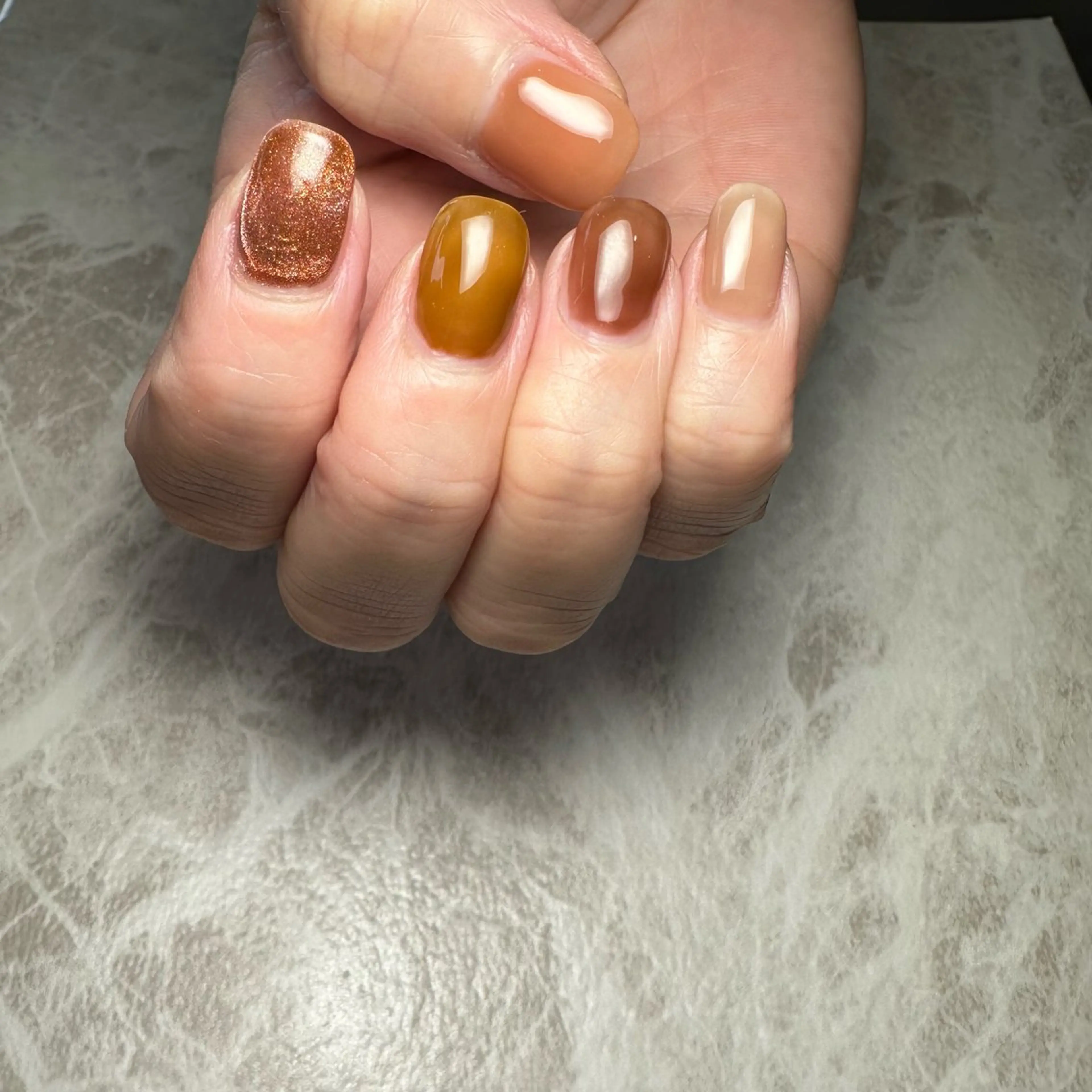 ネイル マグネットネイル フットネイル atelier salon Mar’s鶴ヶ島 アットホームサロン所属・a Tomokaのネイルデザイン