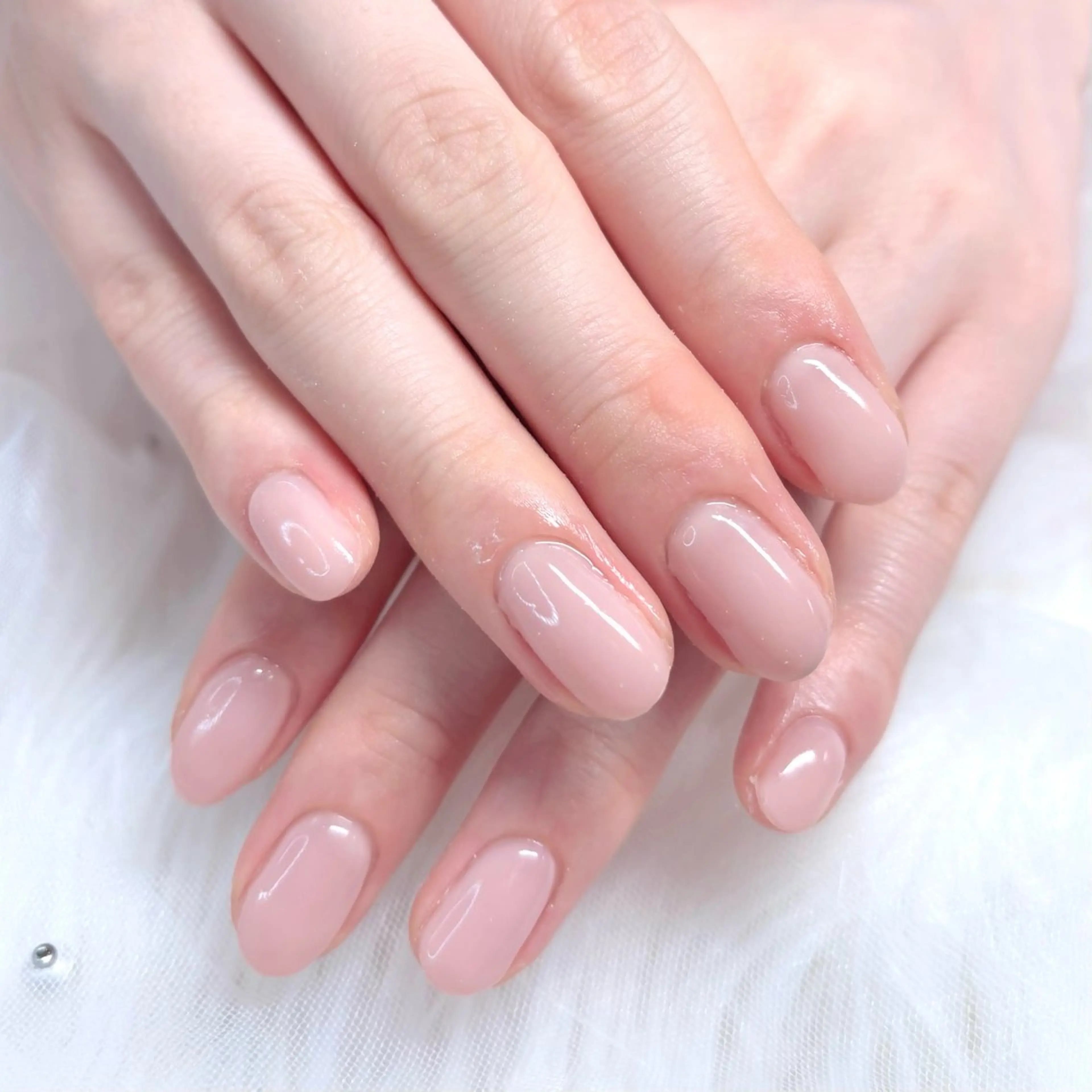 ネイル ジェルネイル オフィスネイル パラジェル 夏ネイル ハンドネイル Noix nailのネイルデザイン