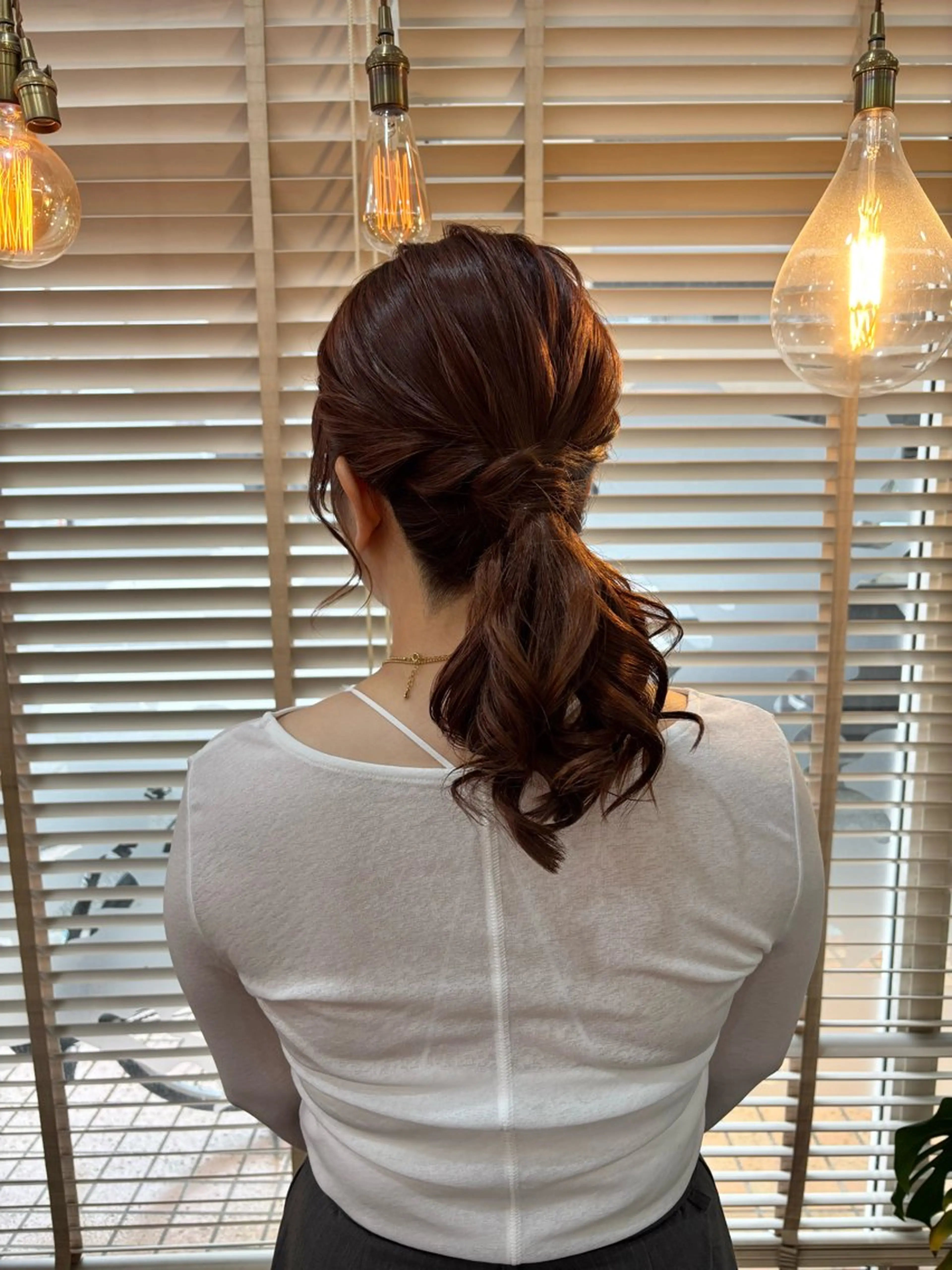 ミディアム ヘアアレンジ ヘアセット bright所属・miku ヘアセット/着付けのヘアスタイル