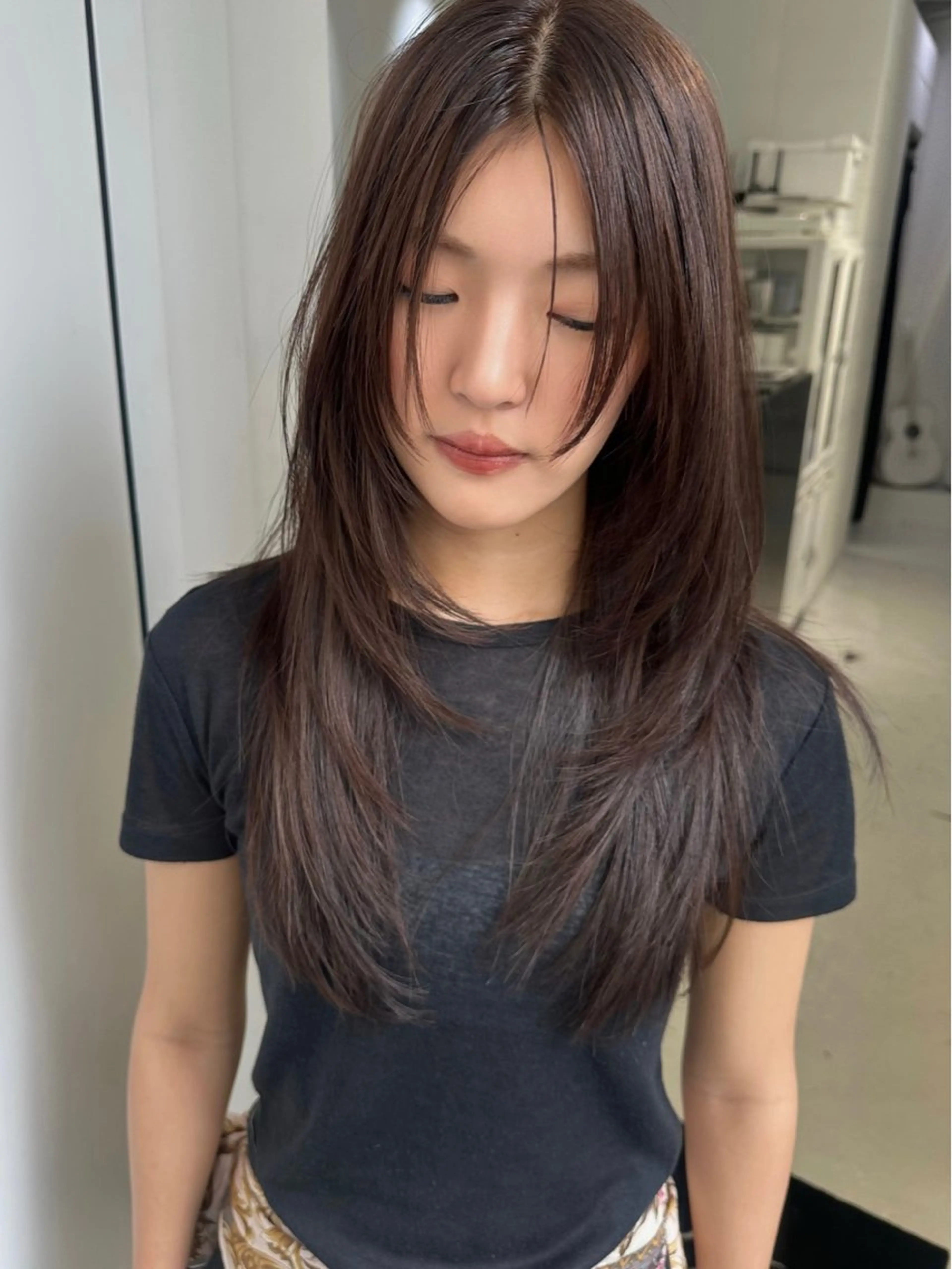 ロング カラー カット ヘアカラー トリートメント レイヤーカット/艶髪 ✨💭KIRARIのヘアスタイル