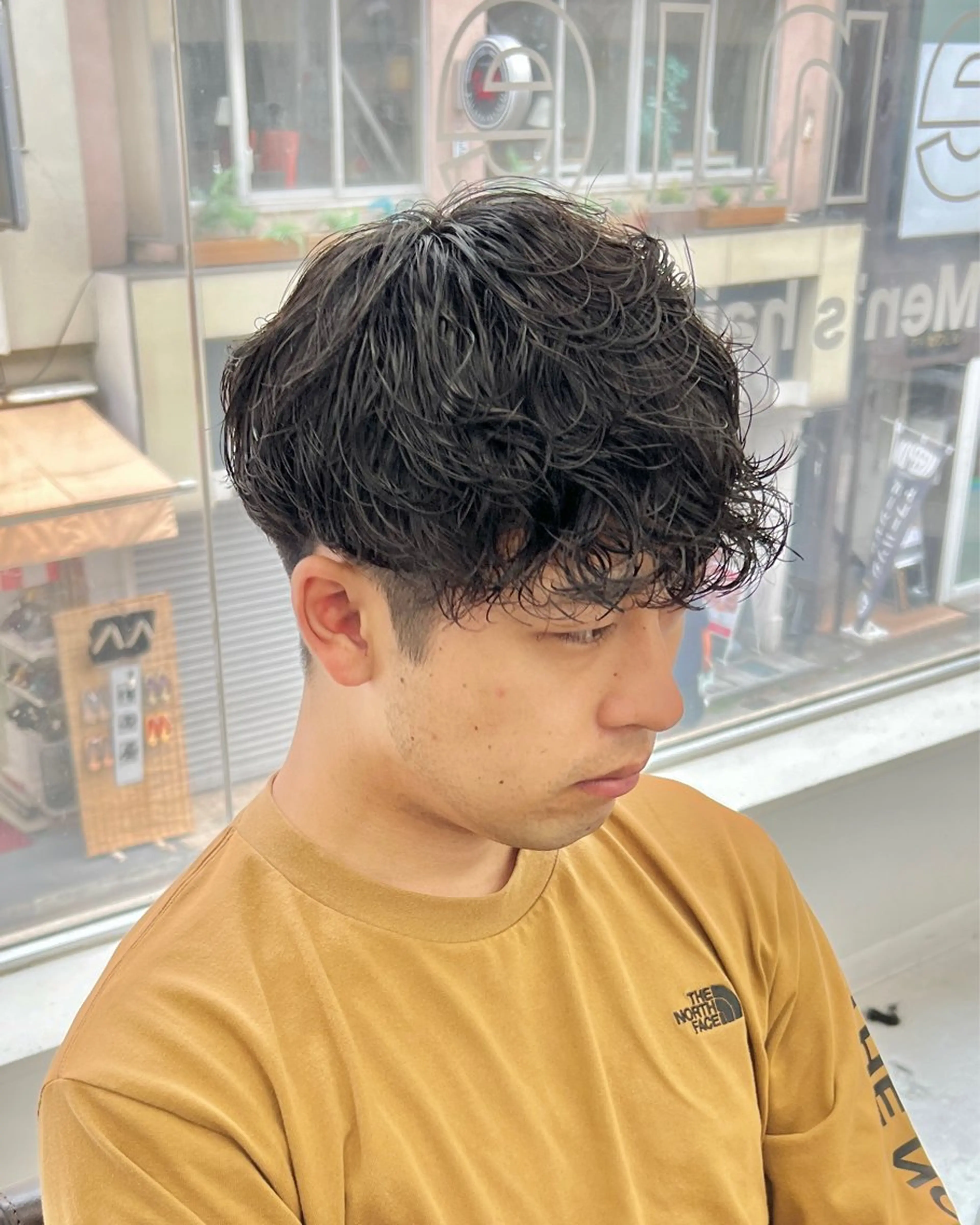 パーマ メンズ カット パーマ トリートメント ヘアセット シャドウパーマ/ メンズ/KENTAのヘアスタイル