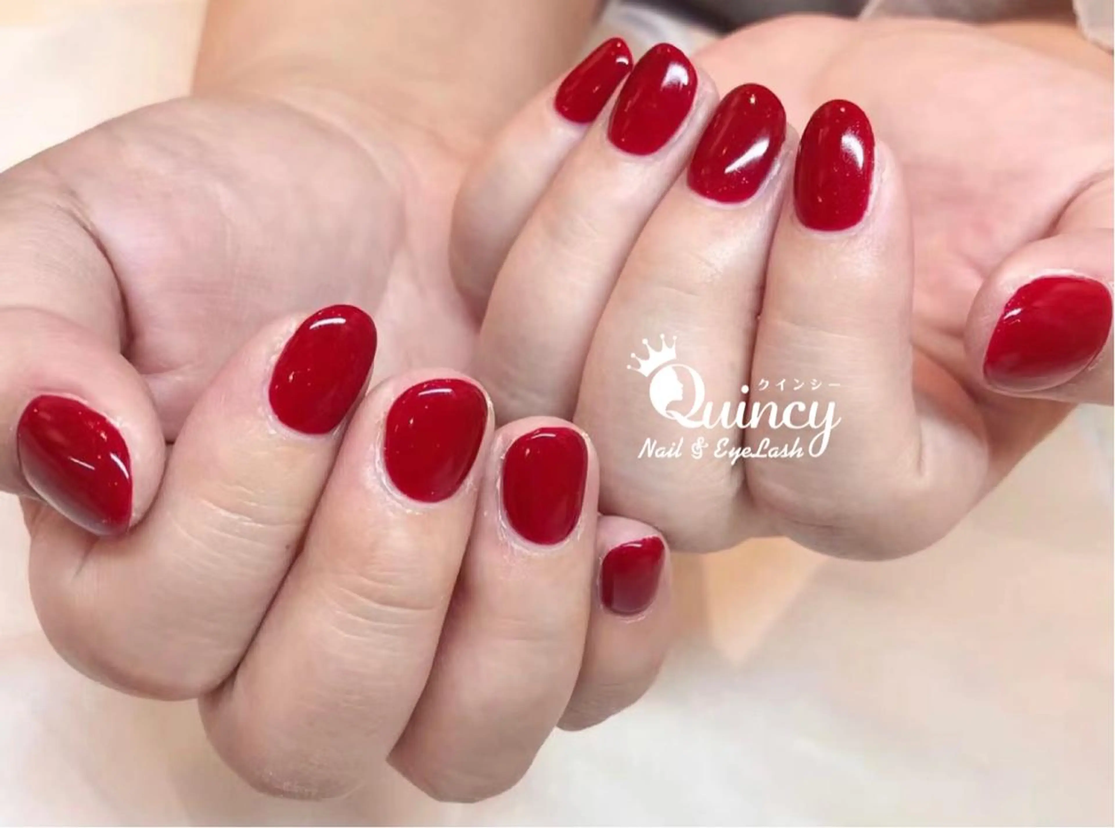 ネイル ワンカラーネイル Quincy Nail&Eyelash所属・Quincy ネイル&アイラッシュのマツエク・マツパデザイン