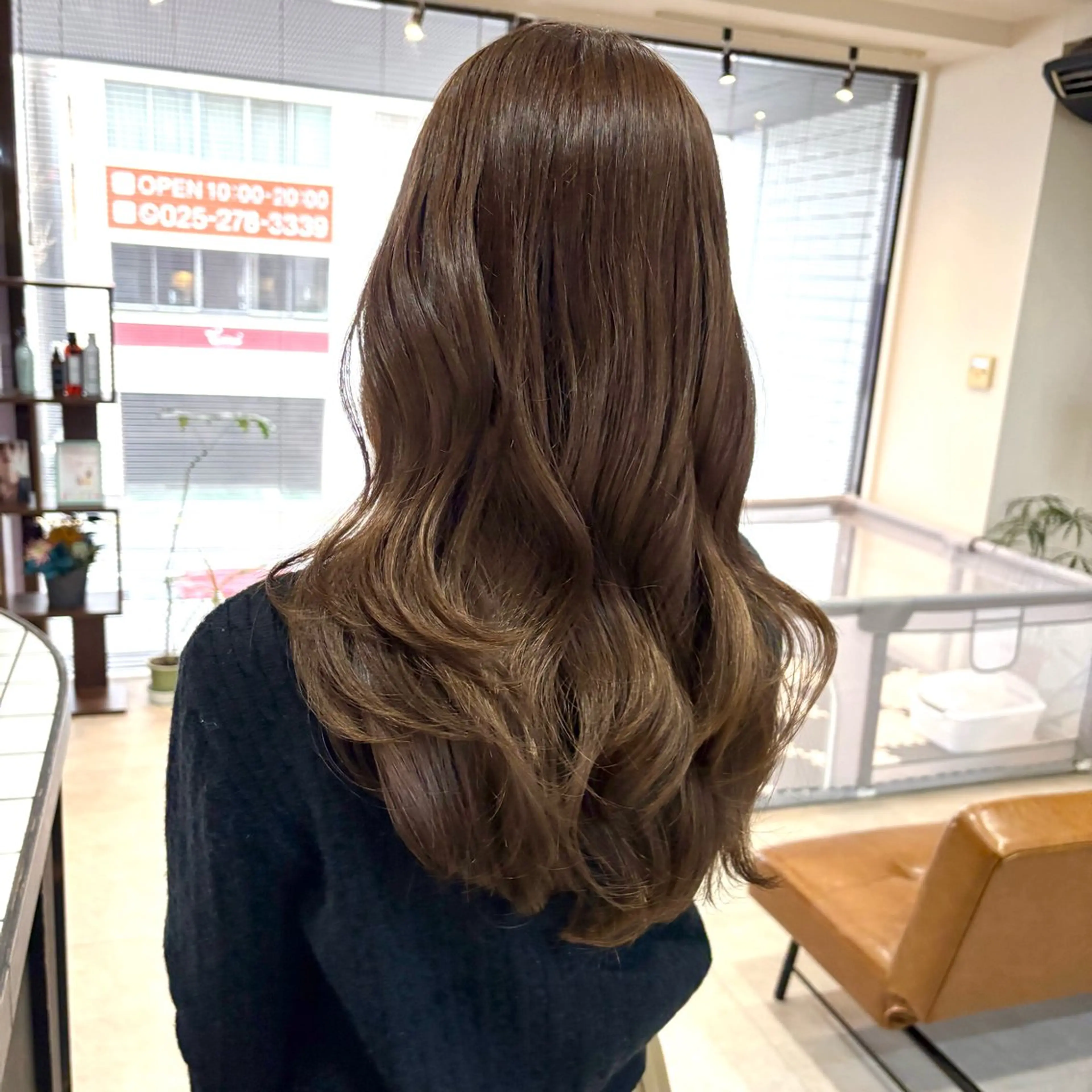 ロング カラー ブリーチ 透明感カラー ダブルカラー ブリーチなしカラー オレンジ ヘアカラー SHICUNE /ミホのヘアスタイル