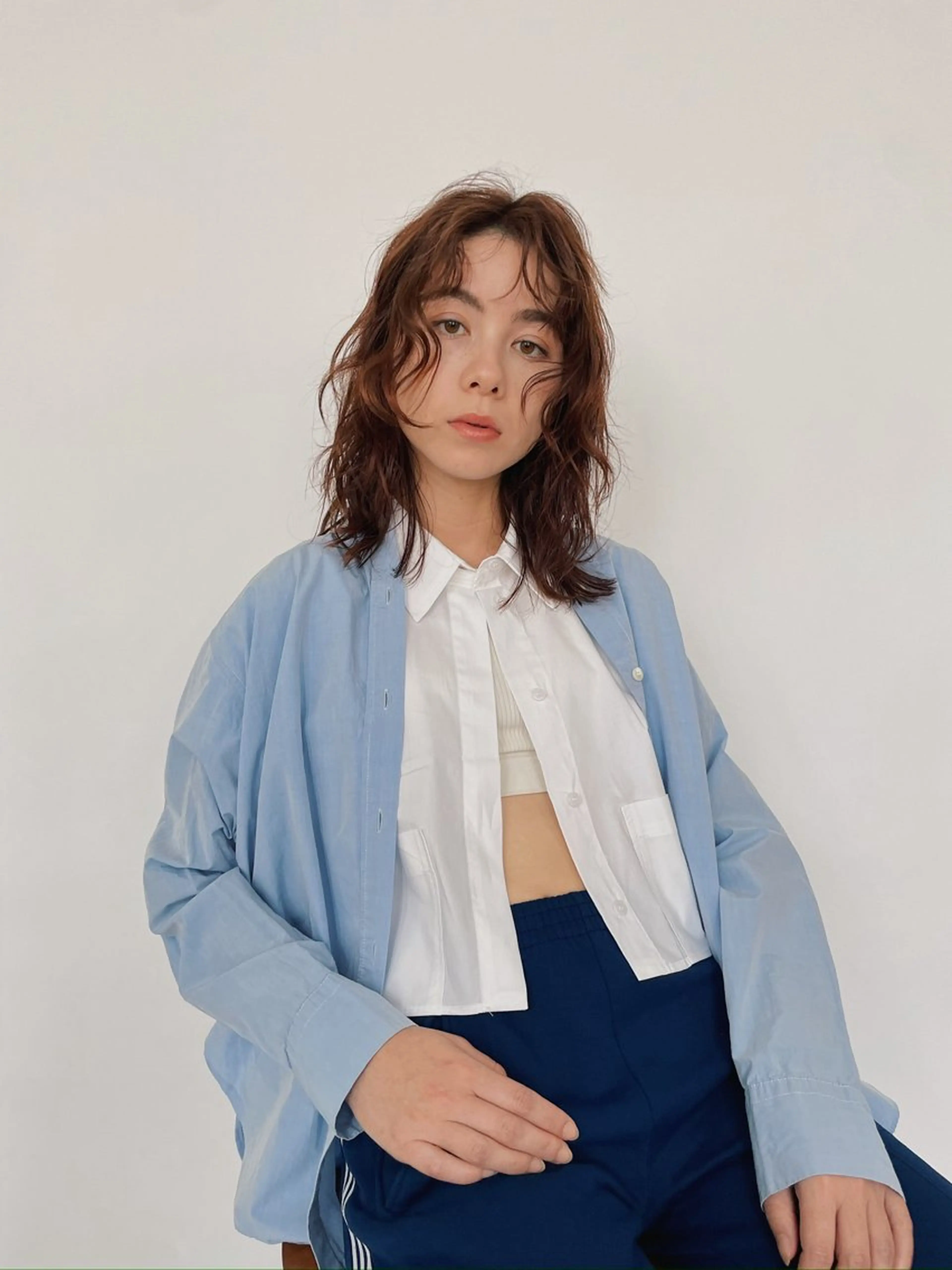 セミロング カラー ヘアカラー SISU所属・藤原 怜央のヘアスタイル