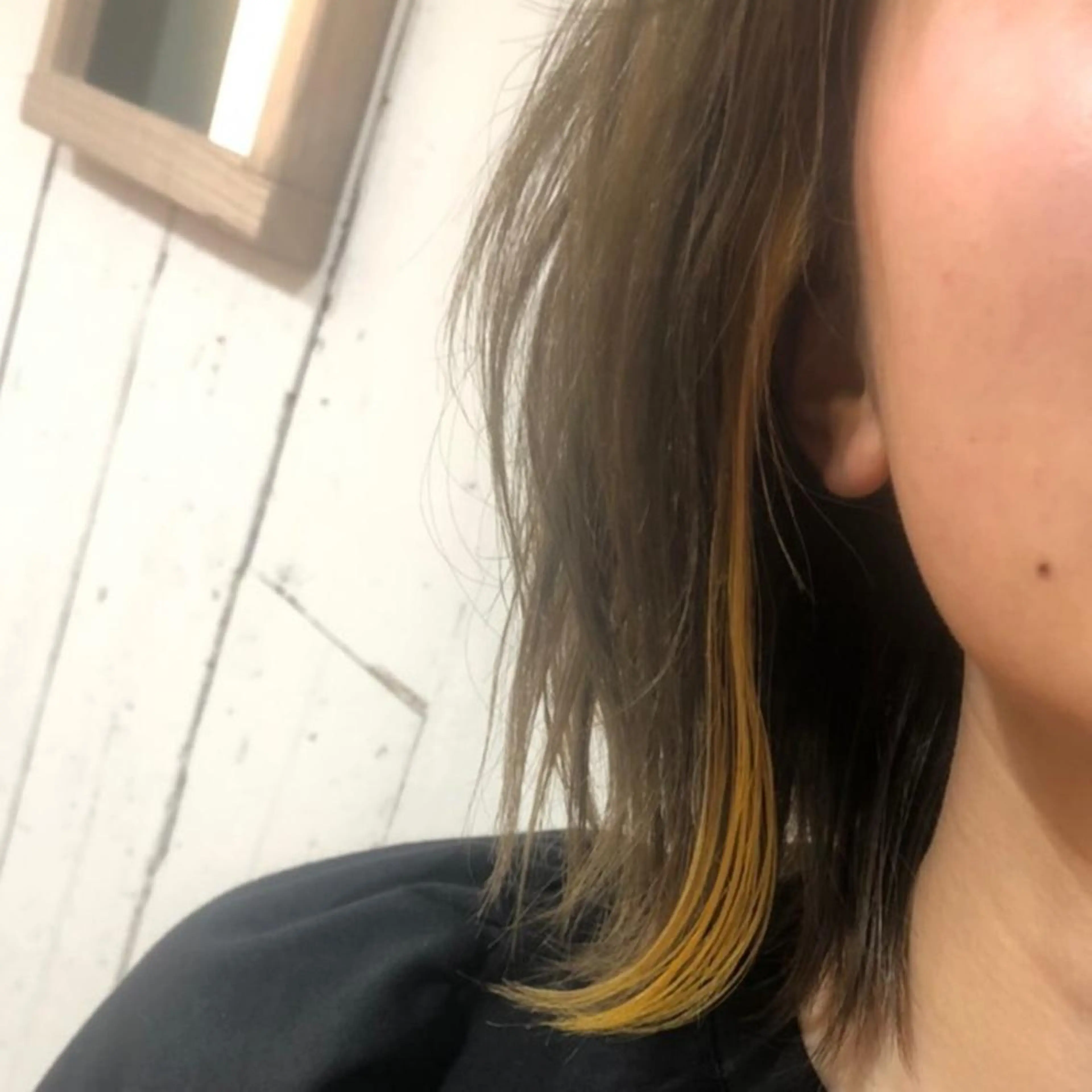 ショート イエローカラー 似合わせカット ヘアカラー 西山 恵太郎のヘアスタイル