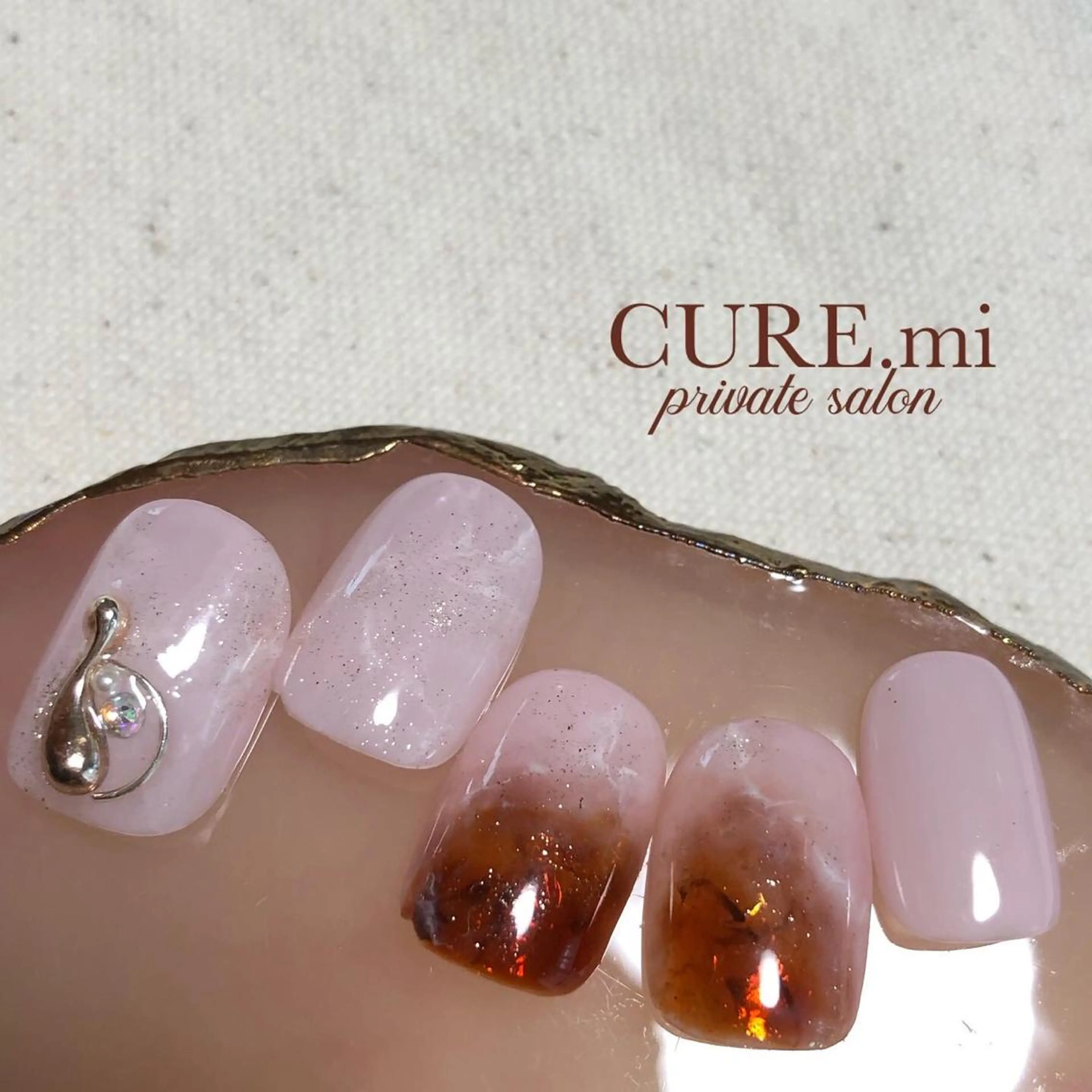 ネイル ピンク ハンドネイル ハンドケア 伊藤 美香のその他イメージ