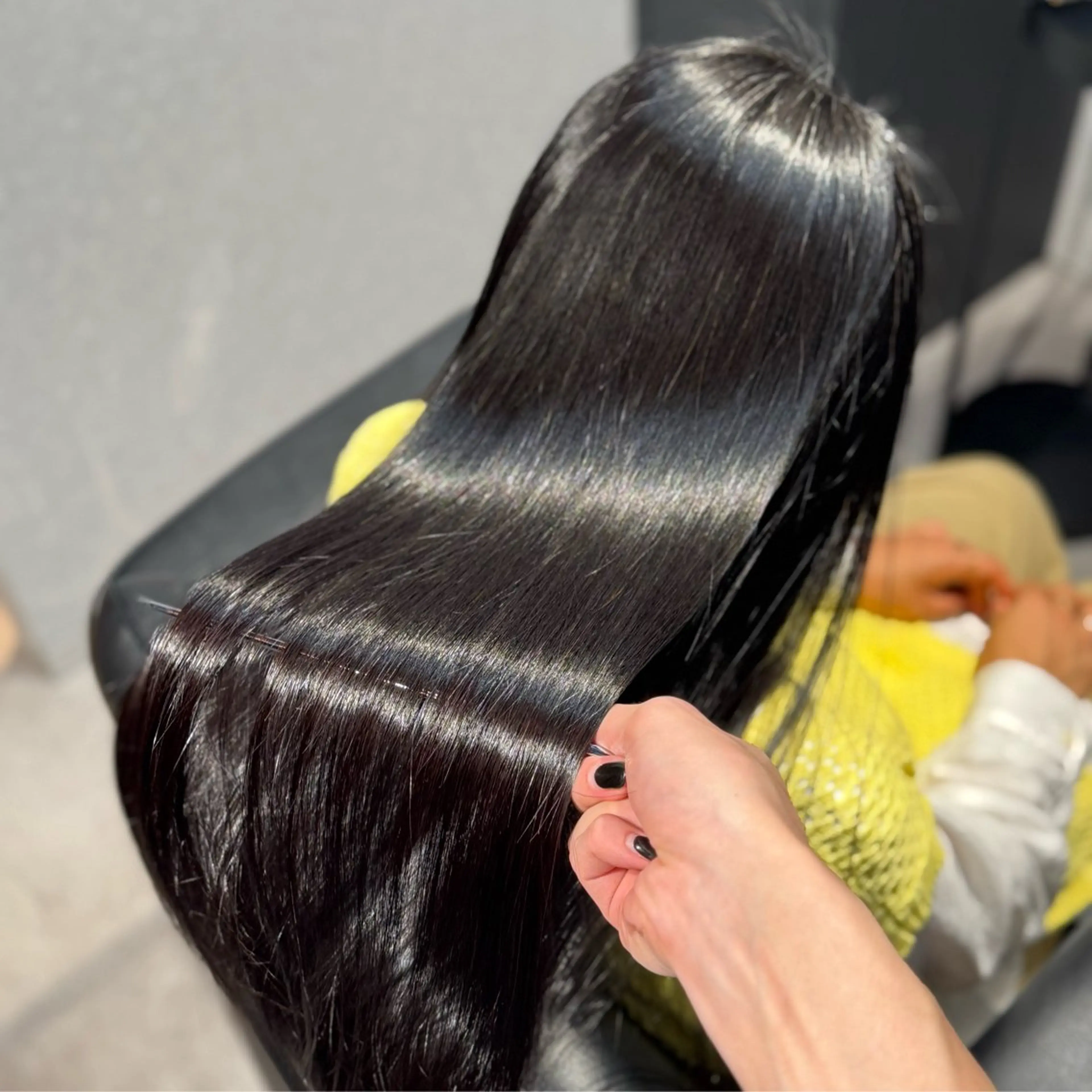 ロング パーマ 髪質改善 韓国風ヘア 縮毛矯正 トリートメント カット トリートメント ブリーチなし I 髪質改善Ⅰたつやのヘアスタイル