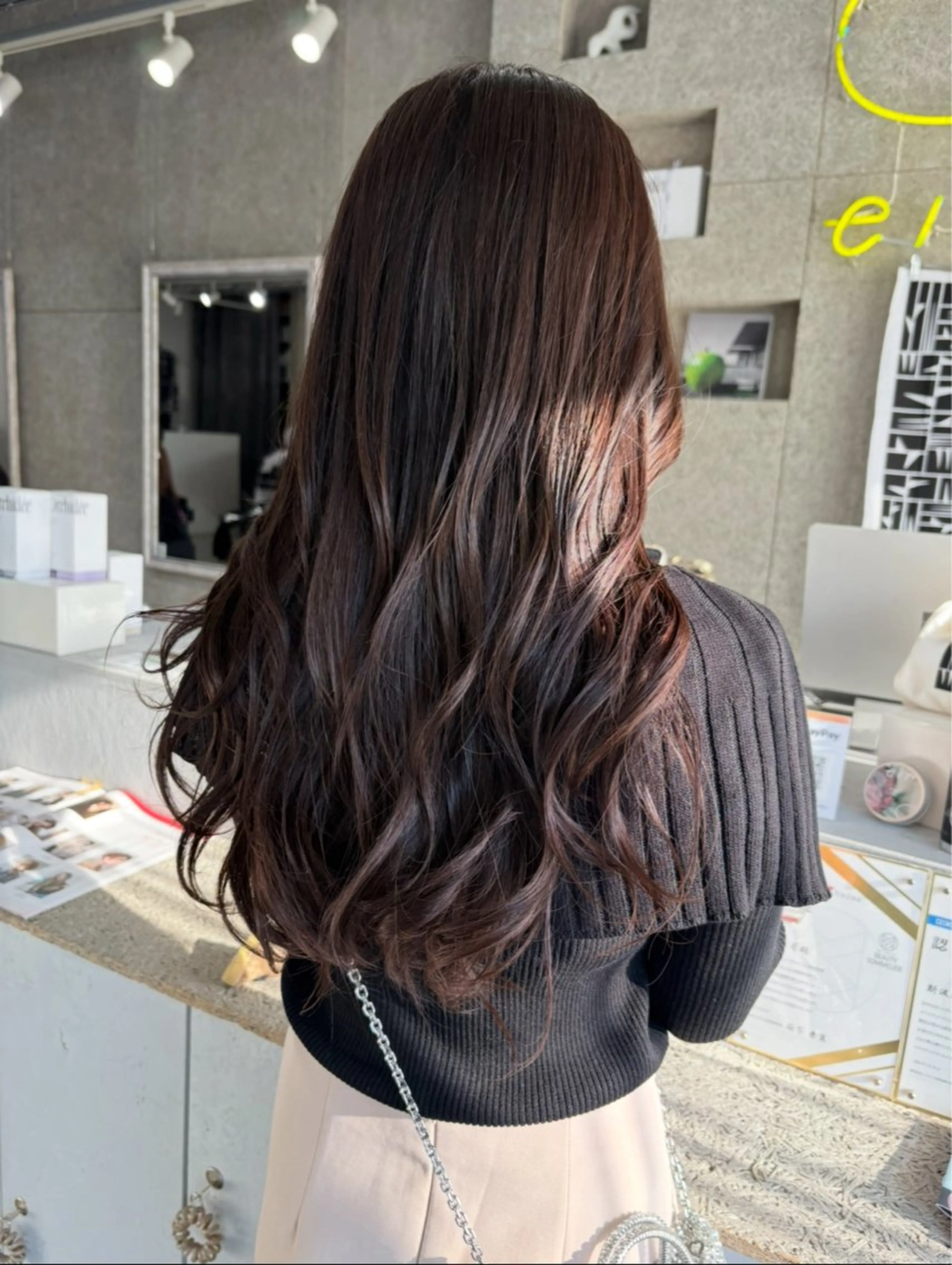 セミロング カット 岩間 萌々果/eimのヘアスタイル