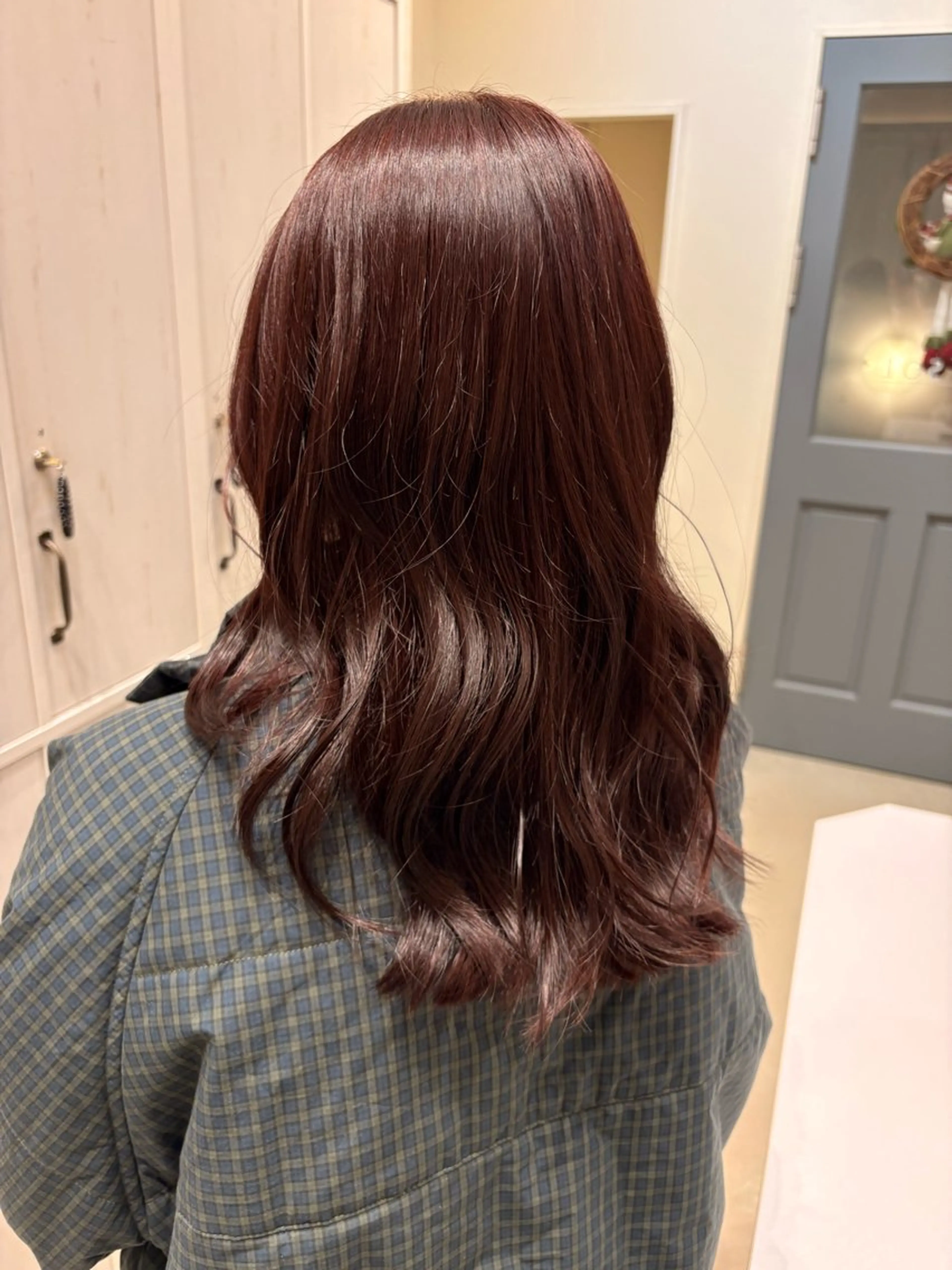 ミディアム カラー ヘアカラー つちだ ゆうひ / 暗髪カラー⟡.·のヘアスタイル