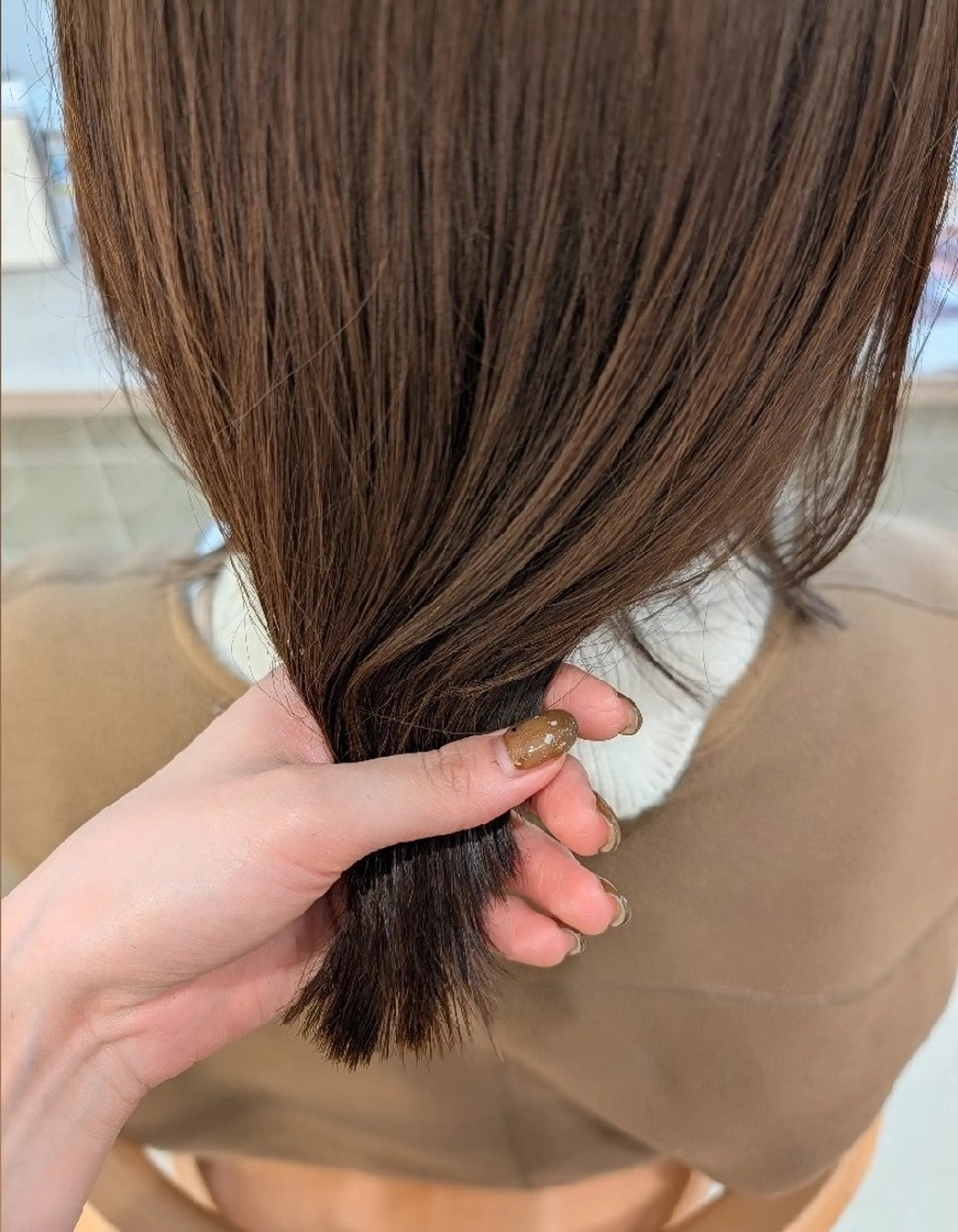 カラー ベージュカラー ヘアカラー ルプラボウ　小野寺 菜穂/豊橋/パーマのヘアスタイル