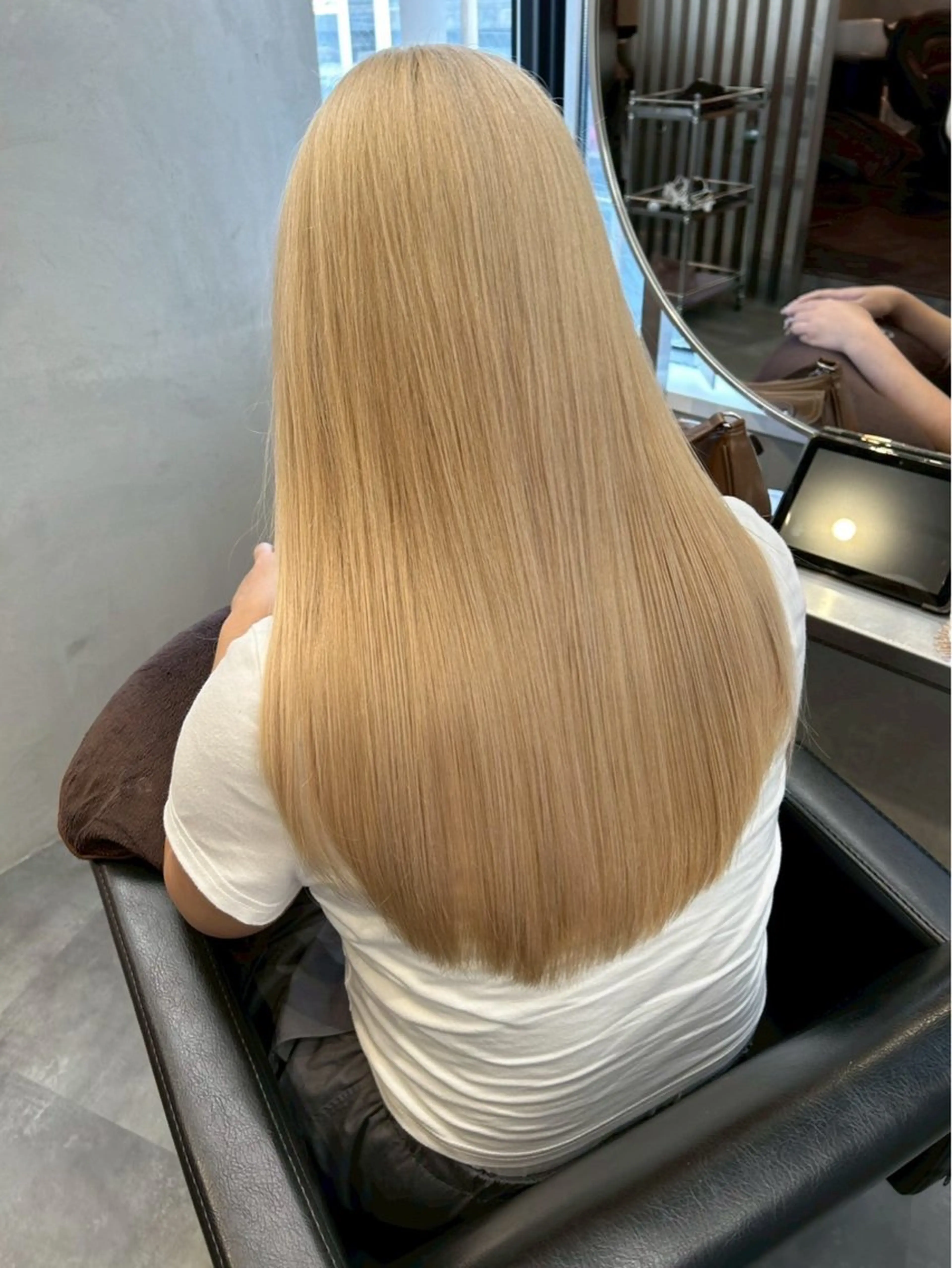 ロング ななみ/博多/ ブリーチ/髪質改善のヘアスタイル