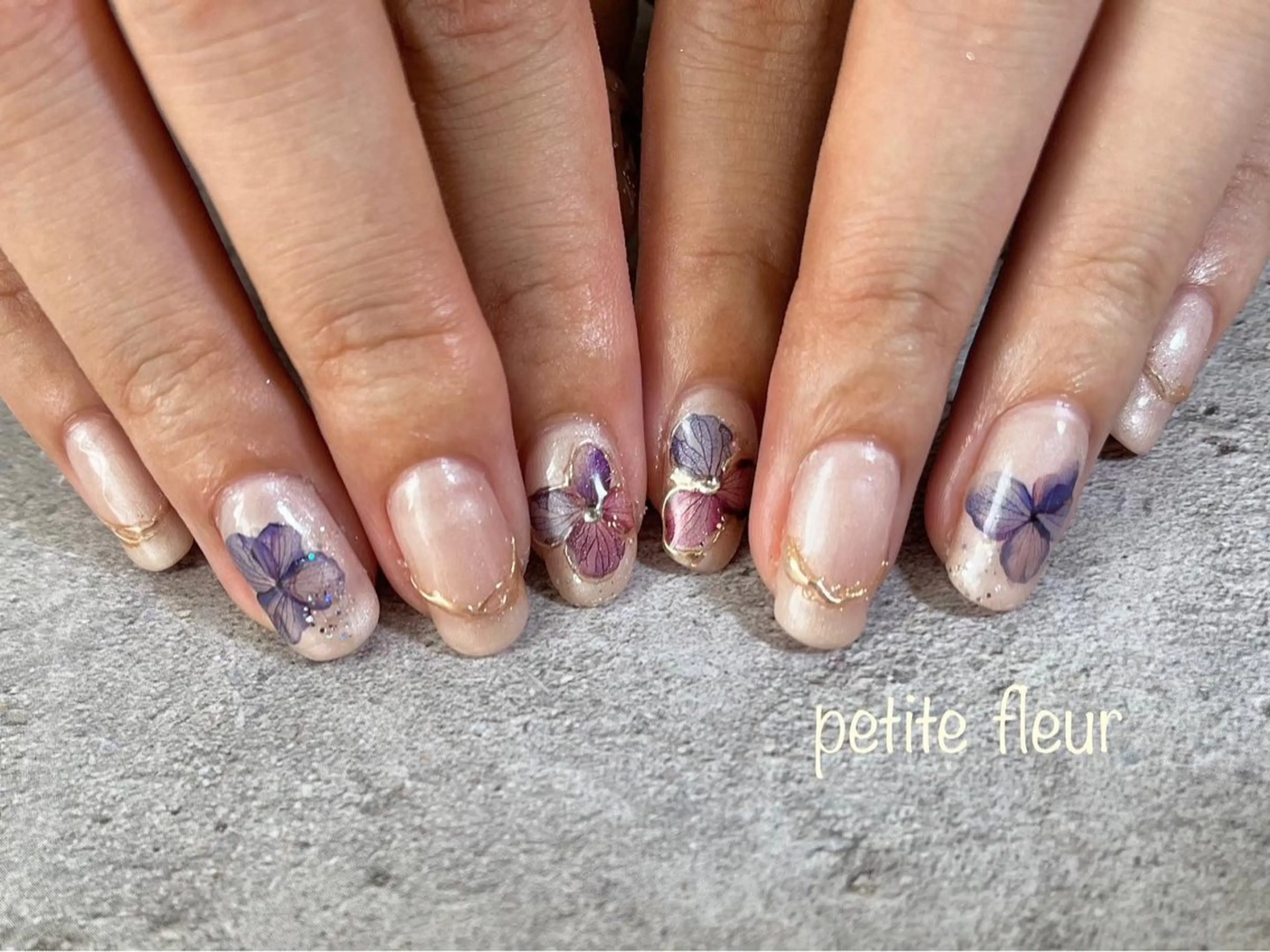 ネイル ハンドネイル ビューティーサロン プチフルールのネイルデザイン