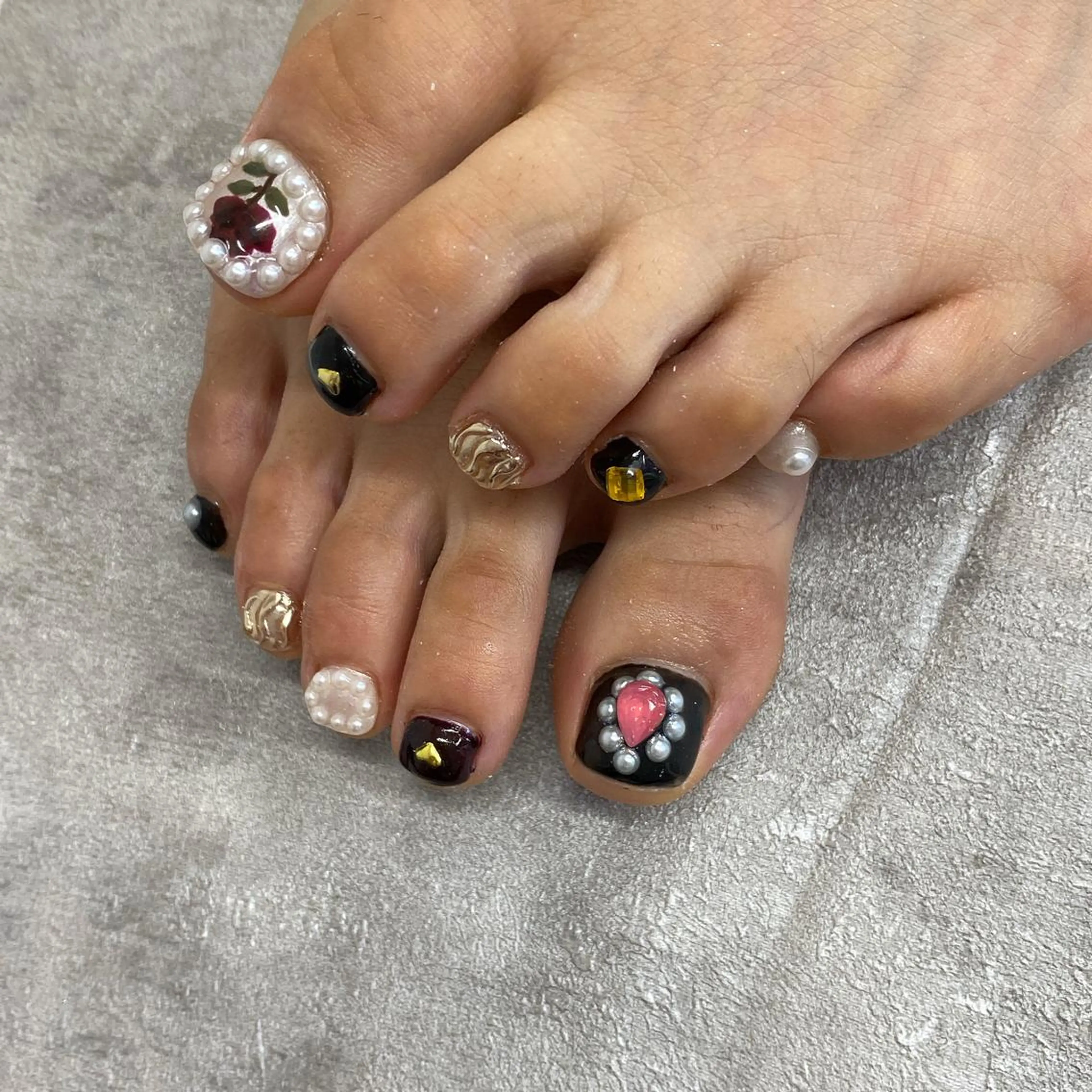 ネイル JERRIE 　 韓国ネイル/自爪育成所属・✴︎JERRIE✴︎ フィルイン対応店のネイルデザイン