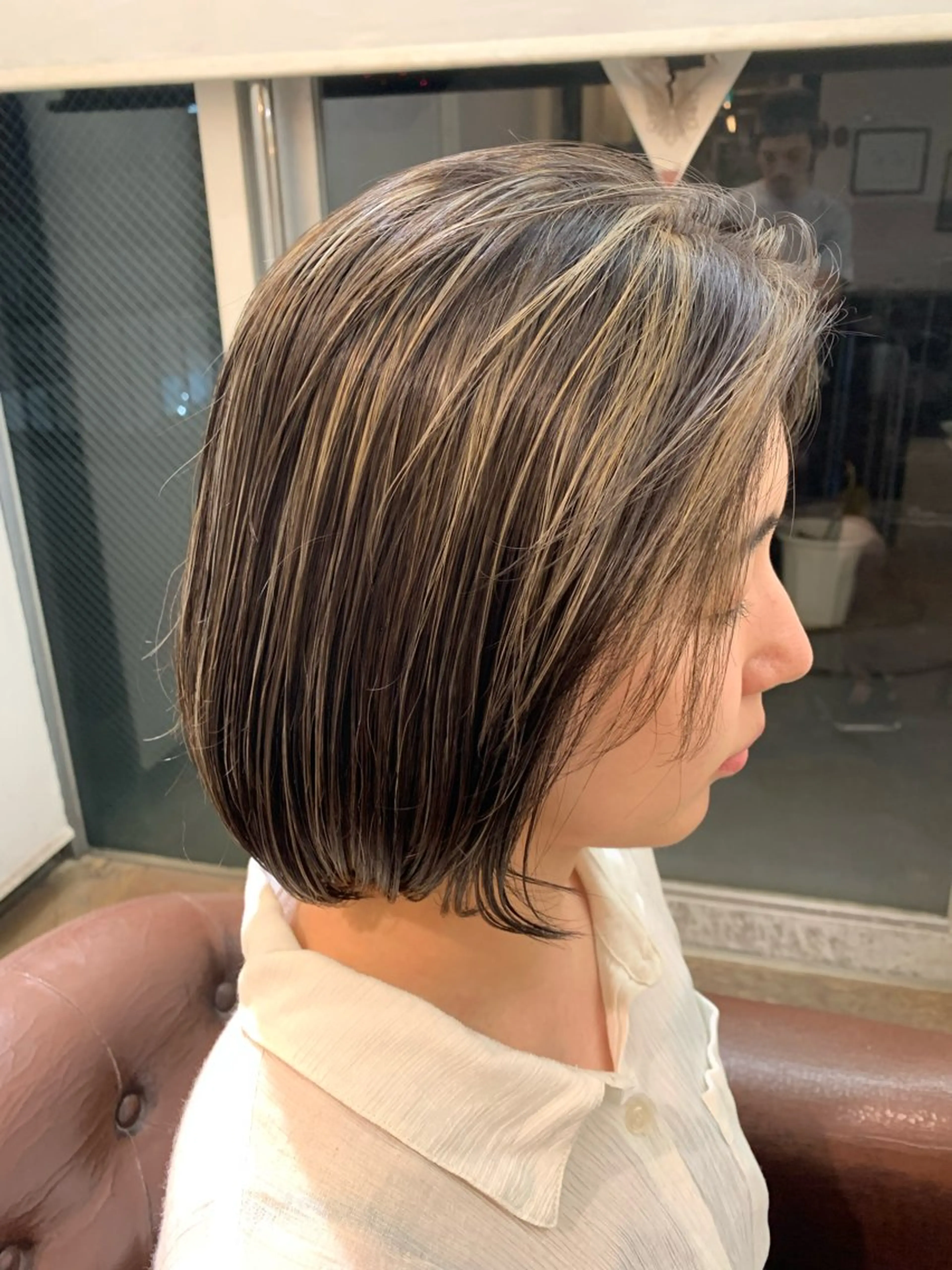 ショート ボブ ハイライト ボブ✨パーマ🌀/ ヒロキのヘアスタイル