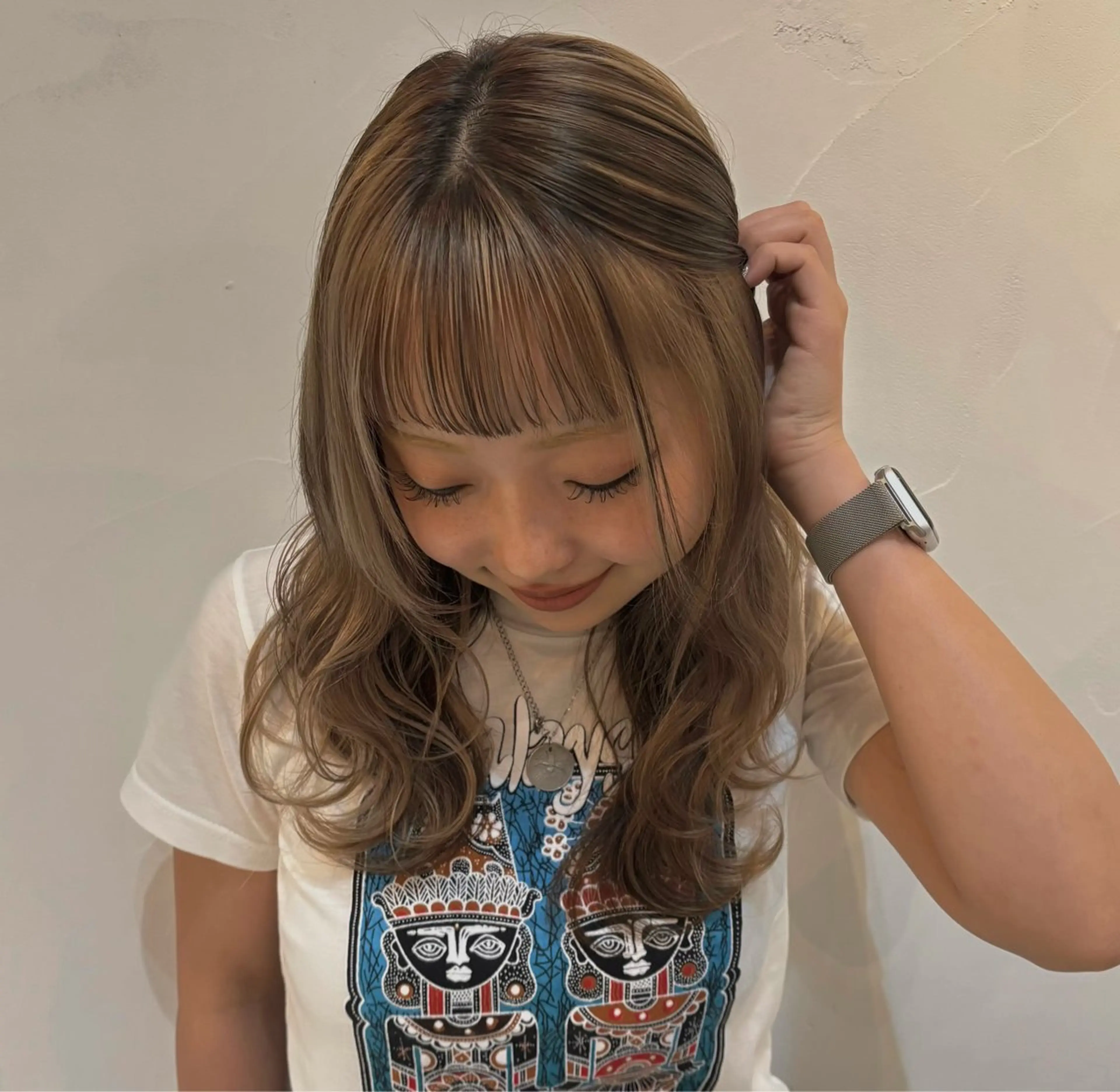 ロング カラー デザインカラー ヘアカラー 透明感カラー /Kanon️🫧のヘアスタイル