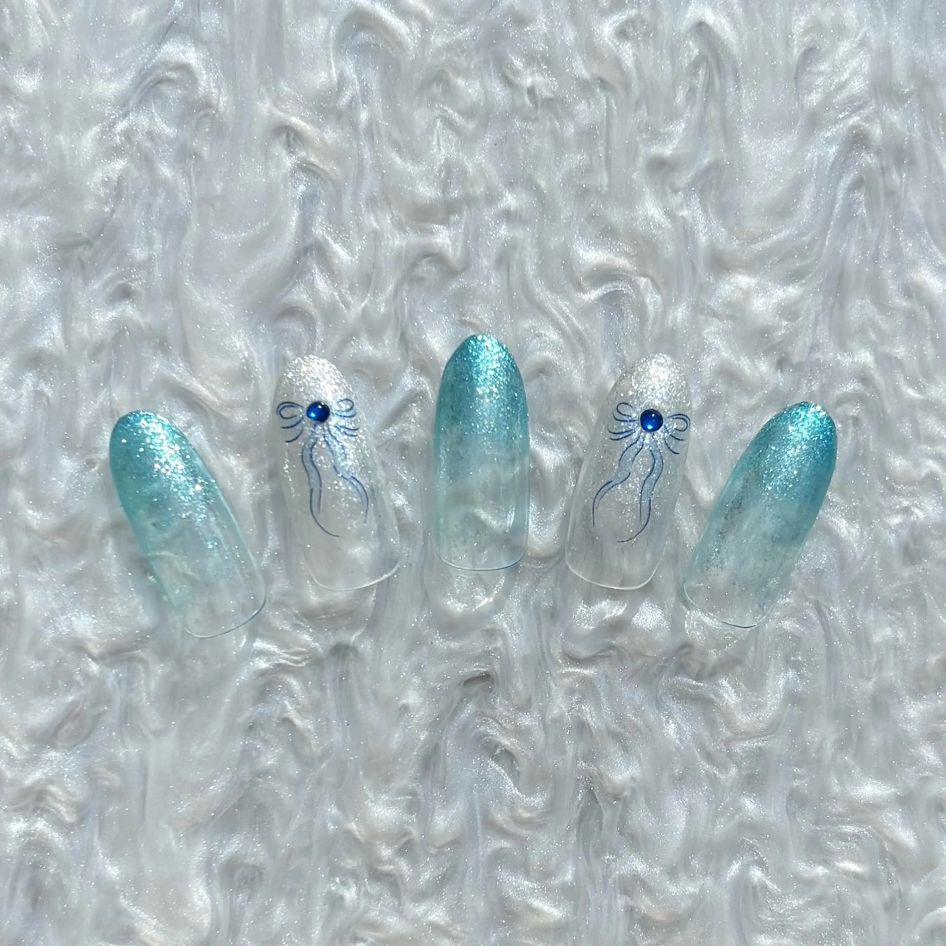 ネイル アートネイル グラデーション セプトアカデミー 西川のネイルデザイン