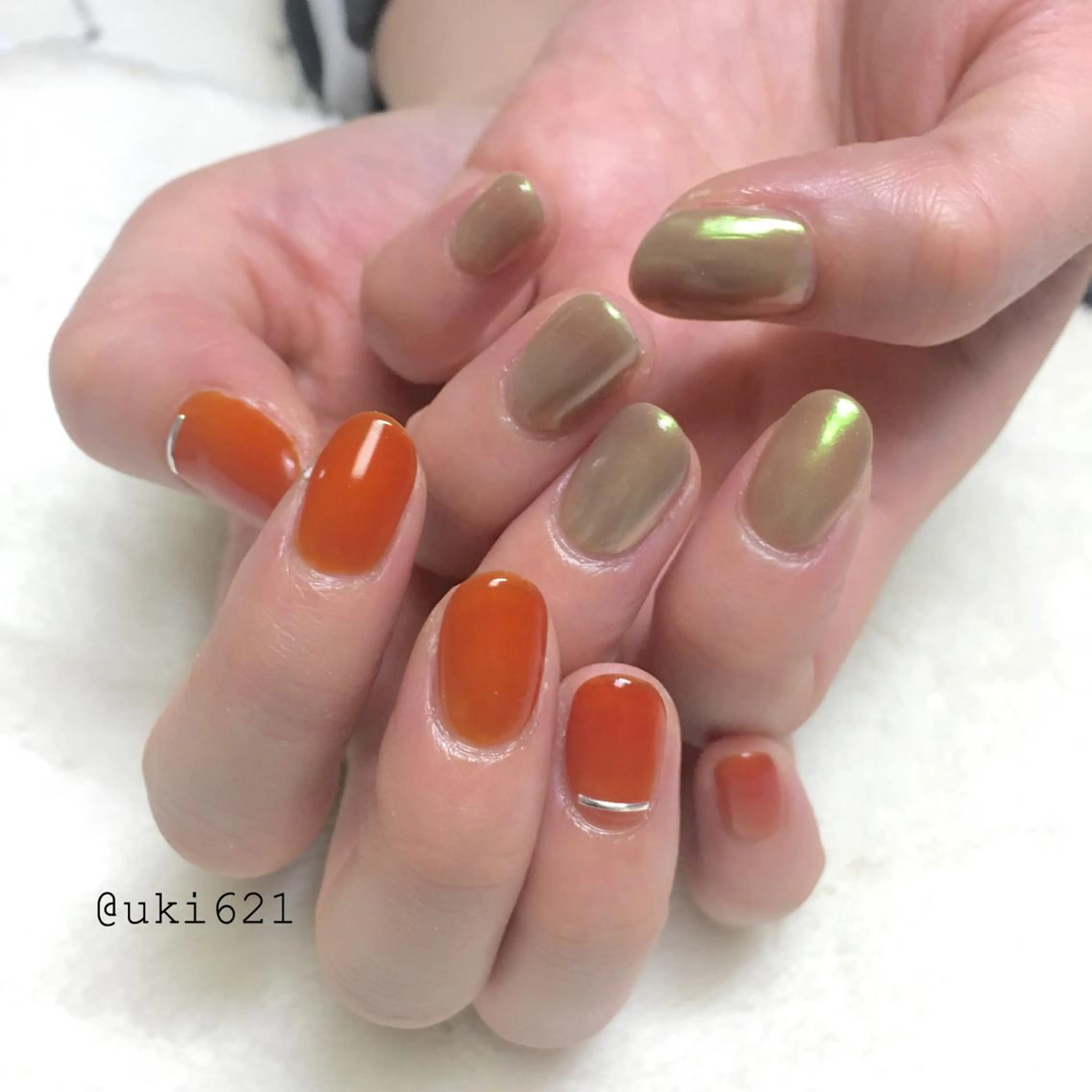 ネイル シンプルネイル Ameri nail /UKIのネイルデザイン