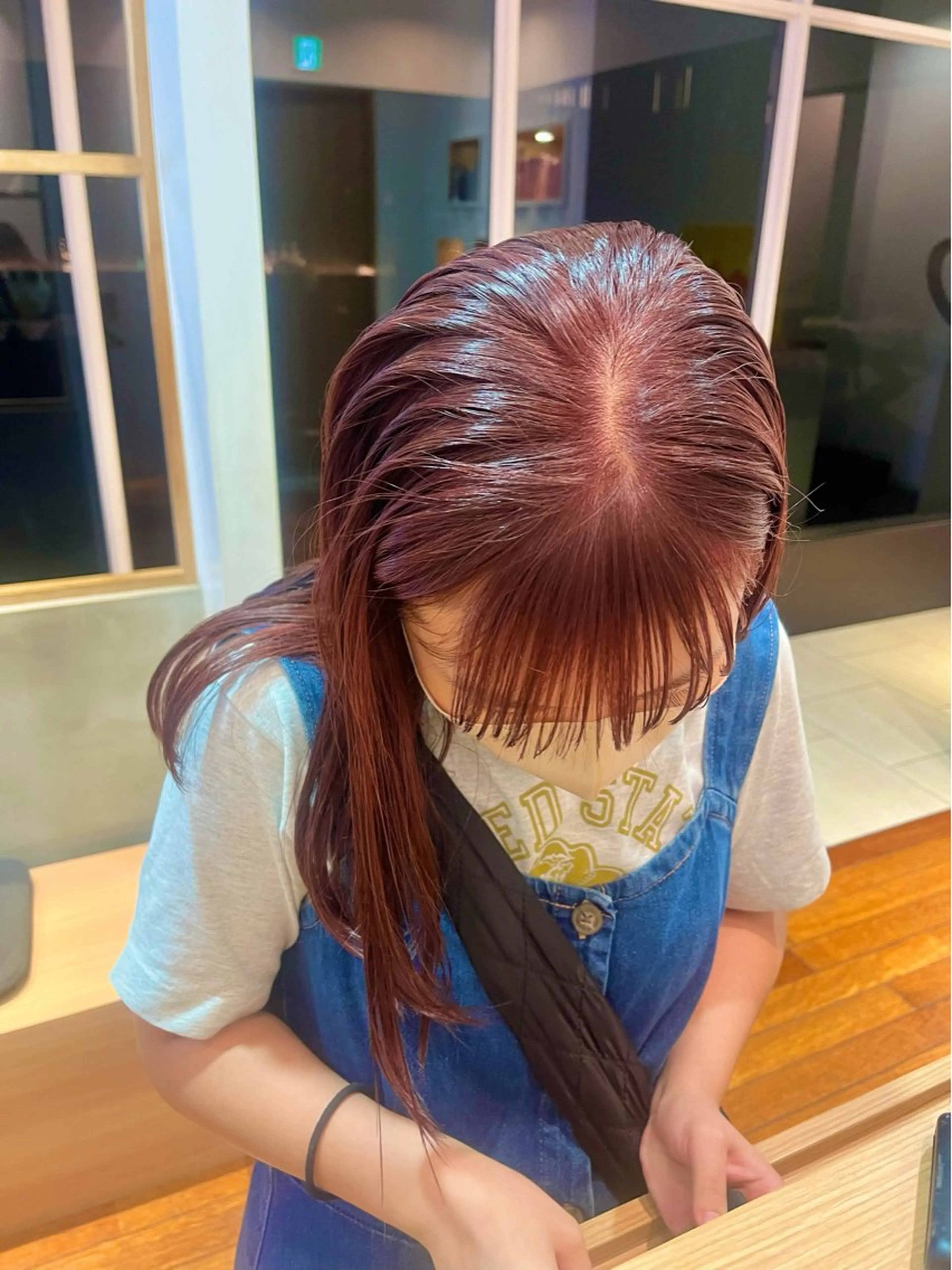 セミロング 🌸暖色カラー/ボブ 一色愛海🌸のヘアスタイル