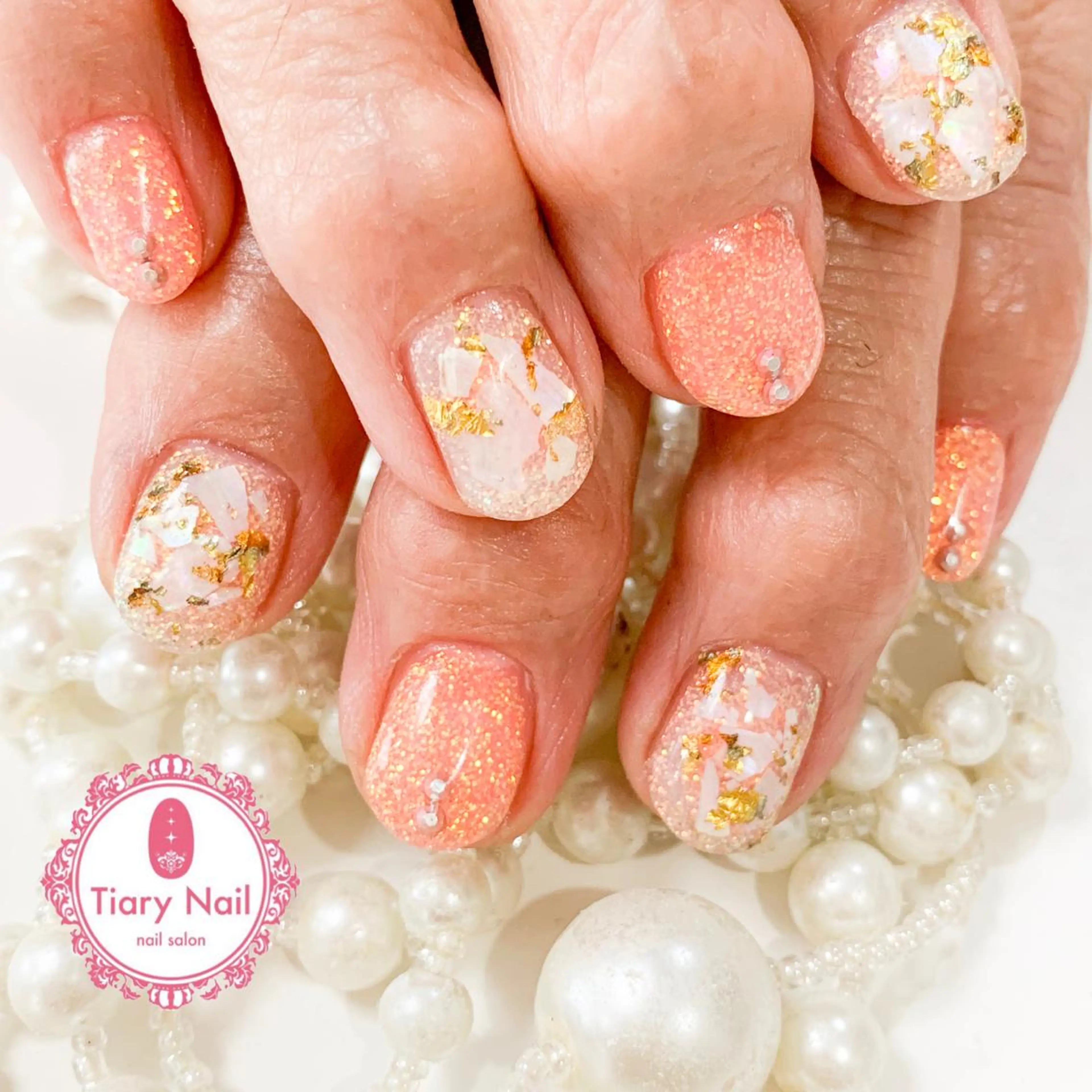 ネイル 💗🪽Tiary Nail🪽💗のネイルデザイン