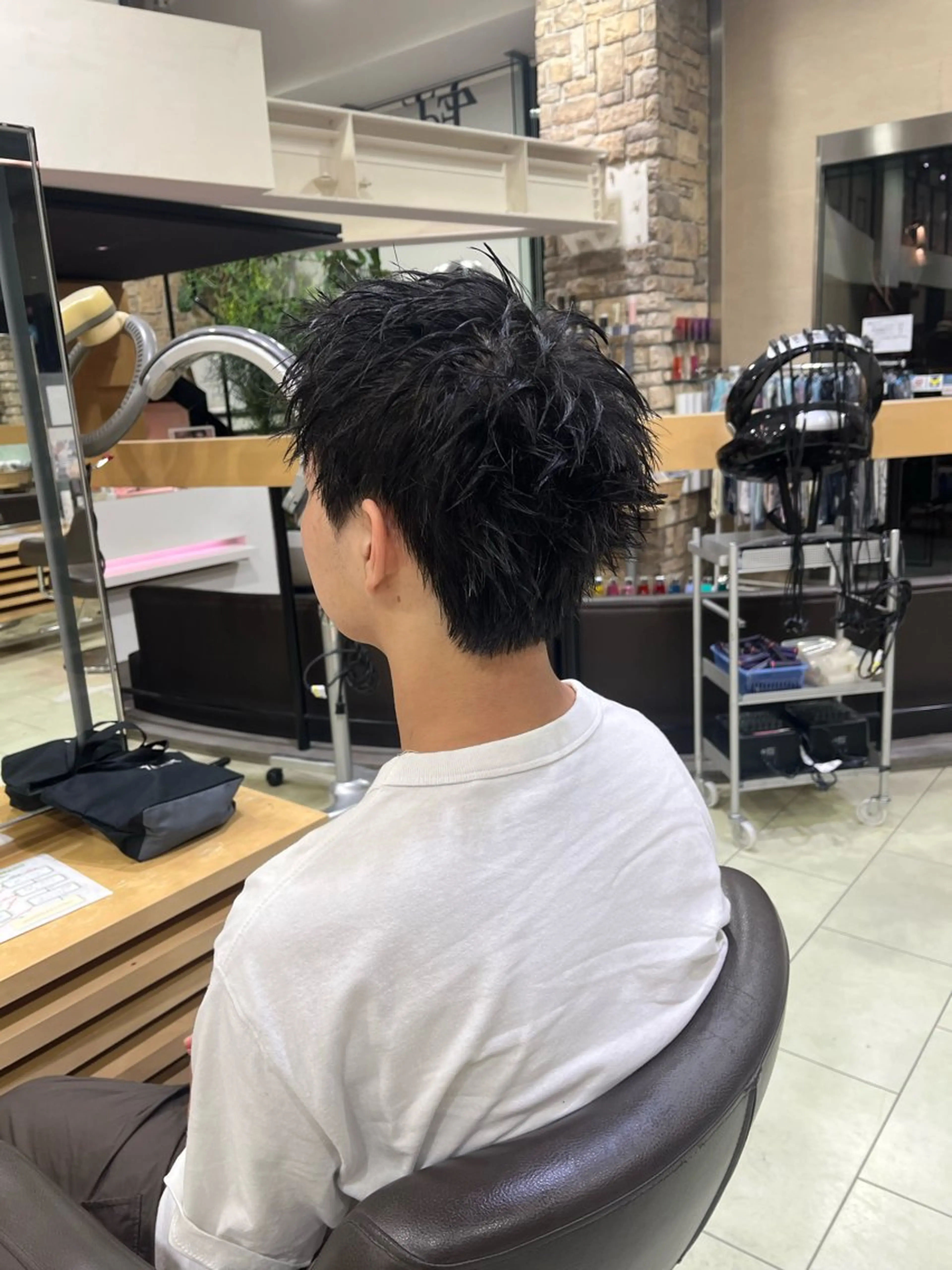 ショート だいじゅ/パーマ/ メンズカット/カラーのヘアスタイル