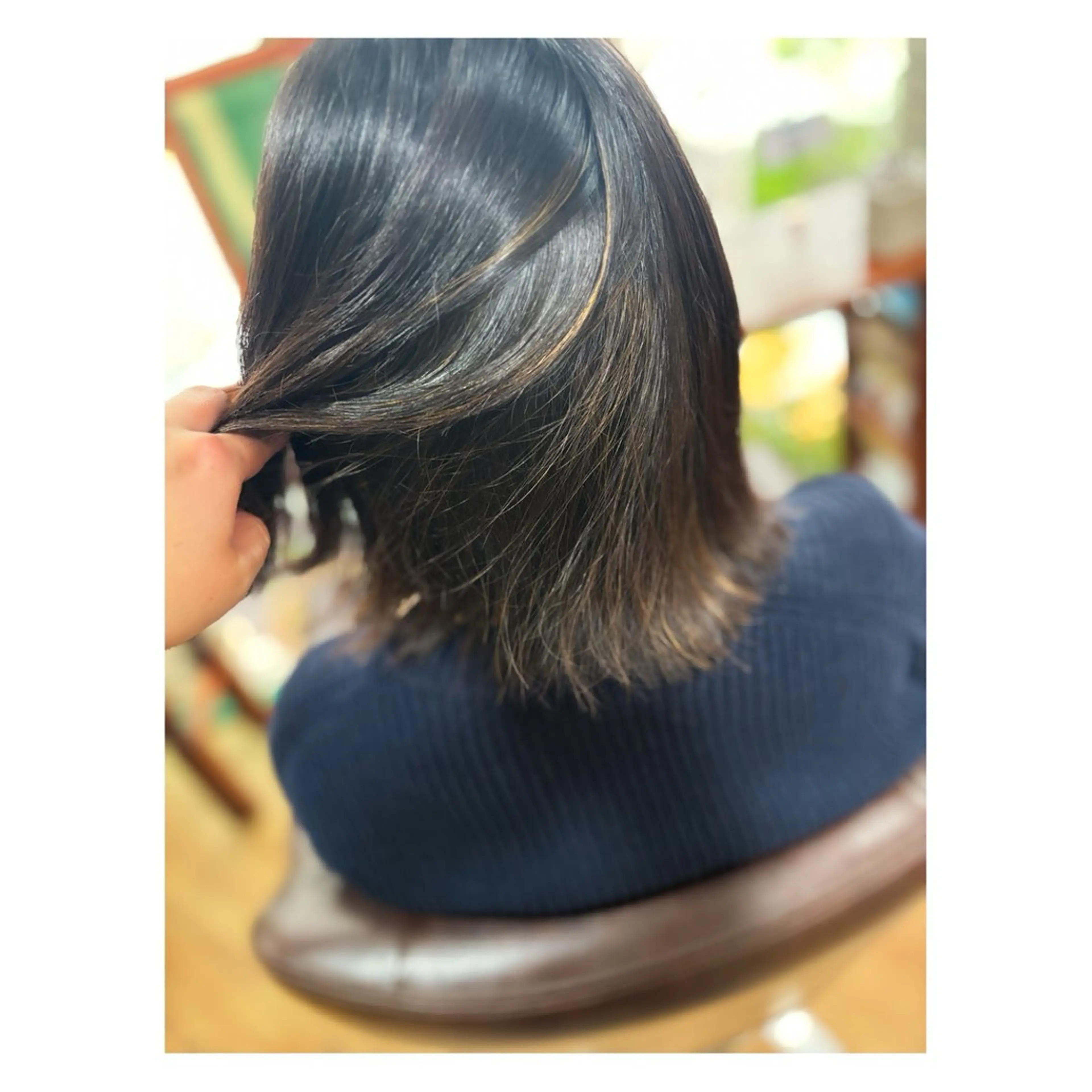 ミディアム カット ヘアカラー トリートメント cmake所属・. kanokoのヘアスタイル