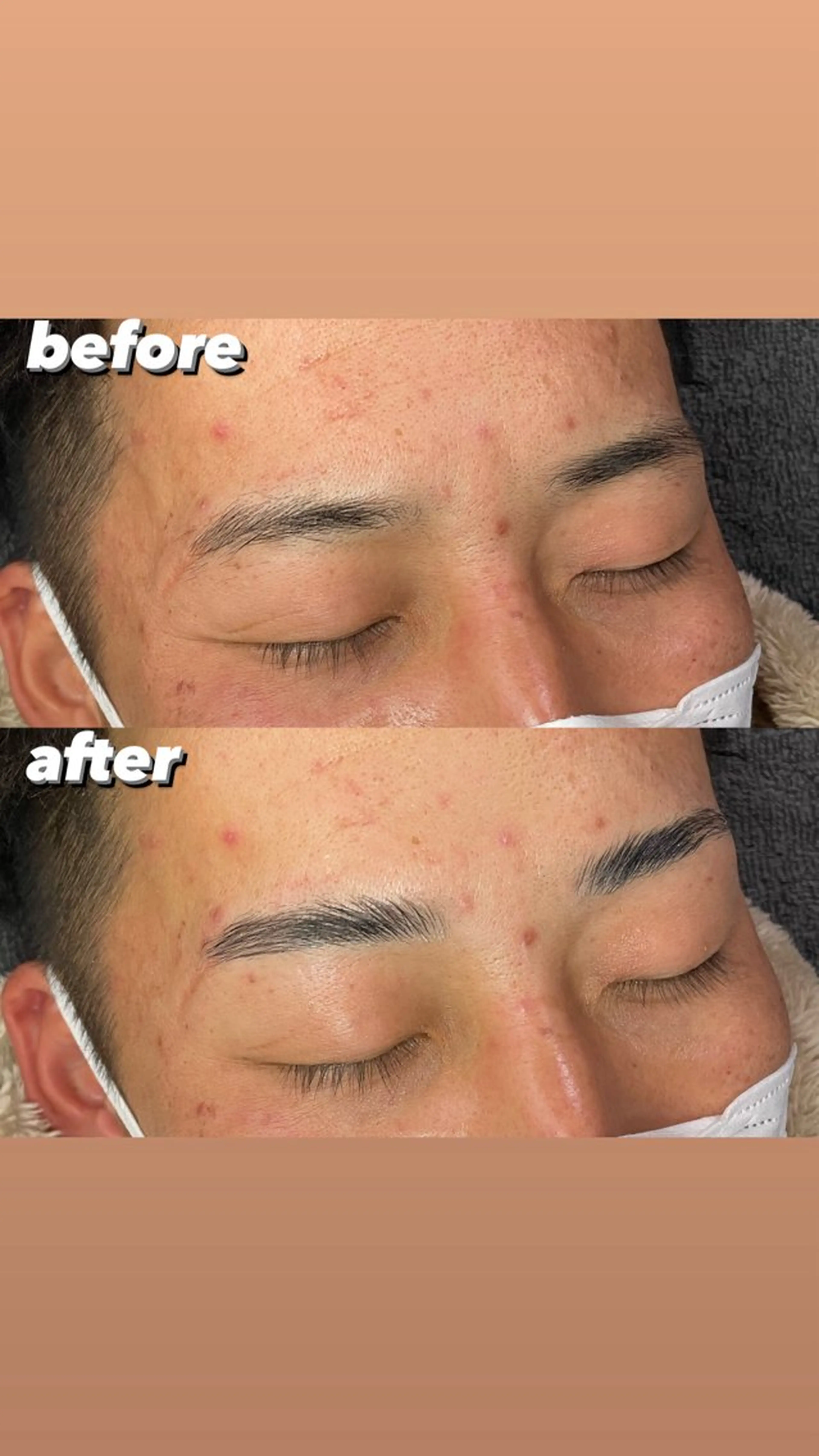 アイブロウ メンズアイブロウ ワックス脱毛 その他(アイブロウ) Nico　山本 晃平の眉毛・アイブロウイメージ