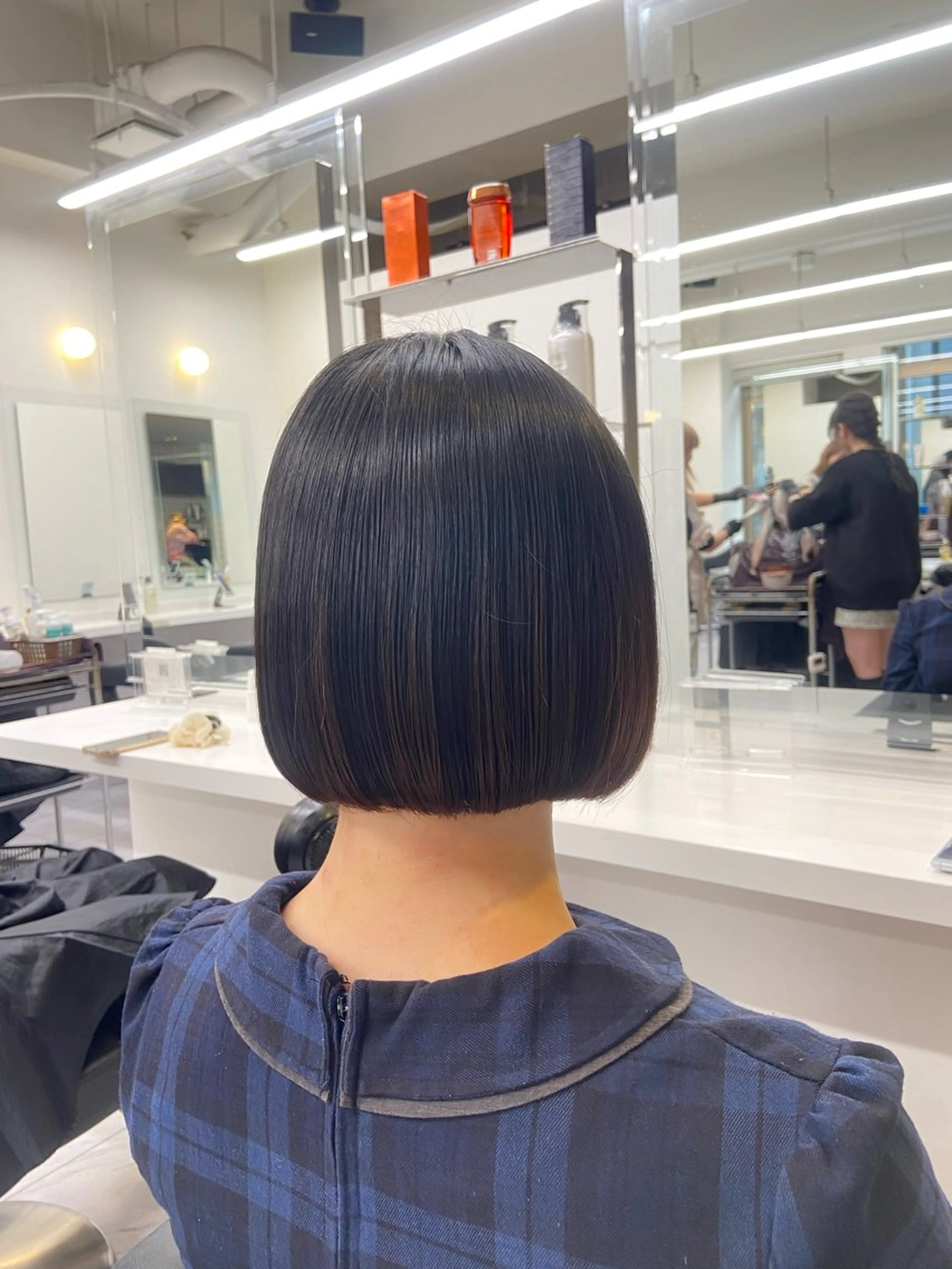 ショート カラー ヘアアレンジ flammeum所属・ハイトーン/ボブ /misakiのヘアスタイル