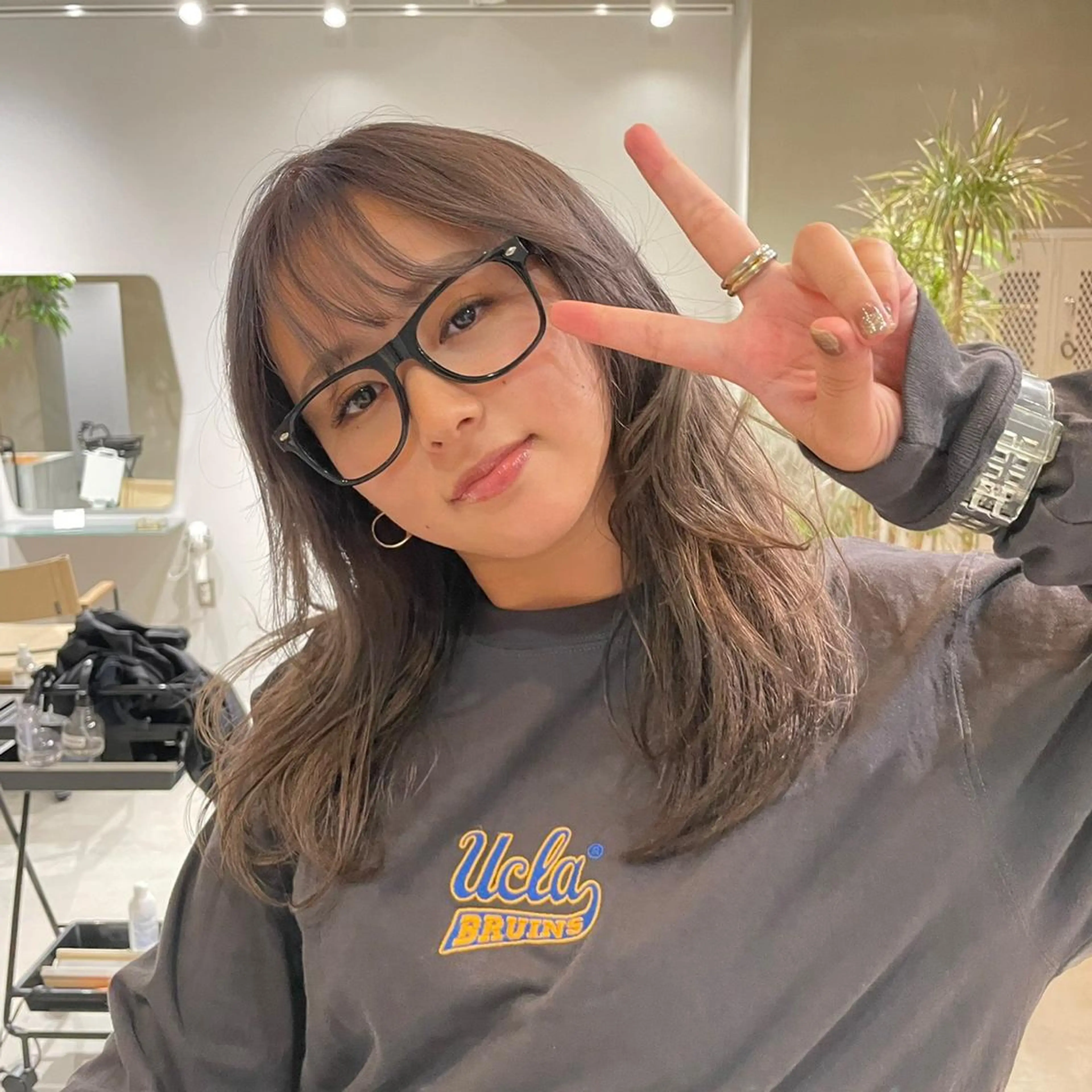 セミロング tuna   トゥナ所属・藤川 暖士のヘアスタイル