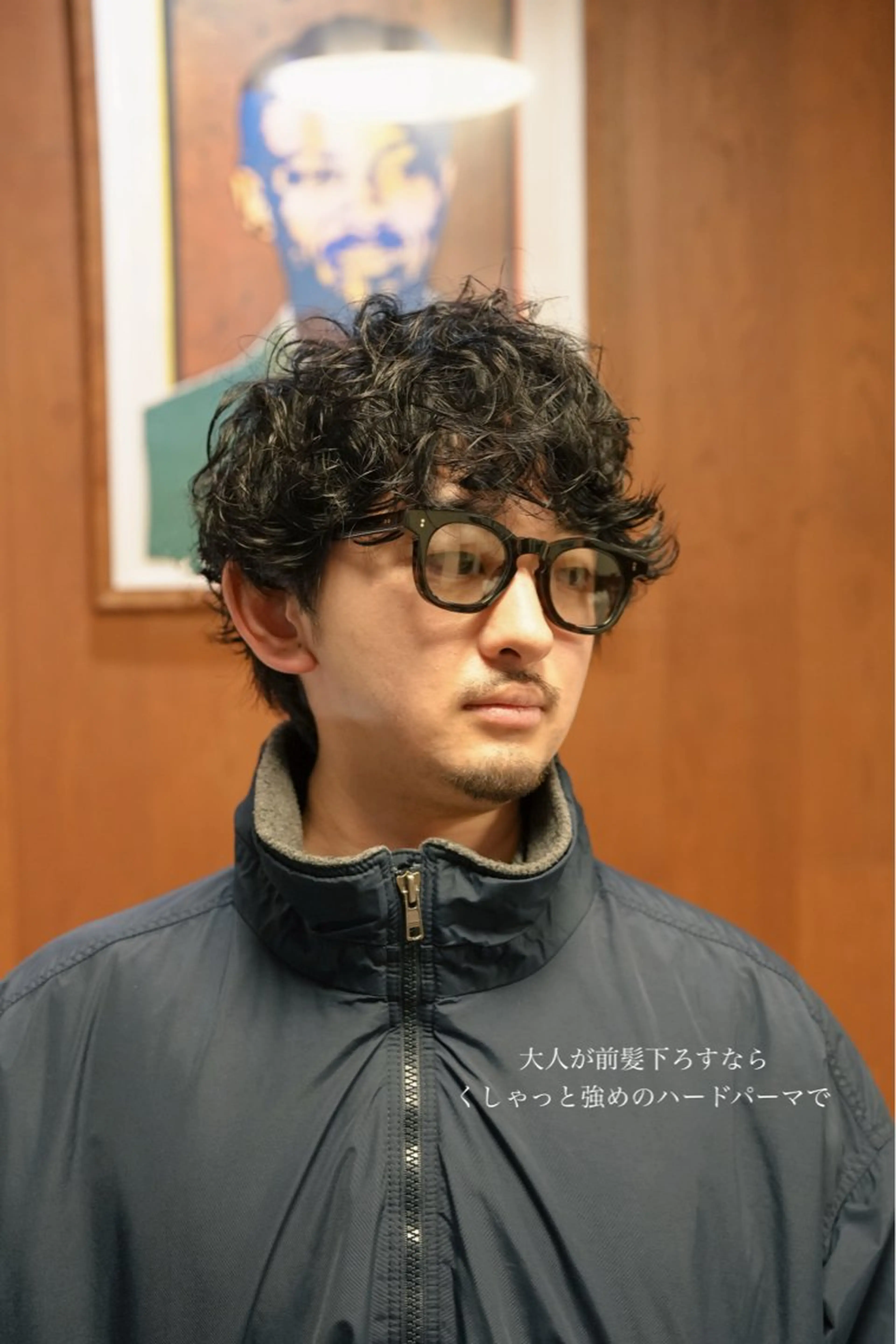 メンズ メンズパーマ いしだ りょうのヘアスタイル