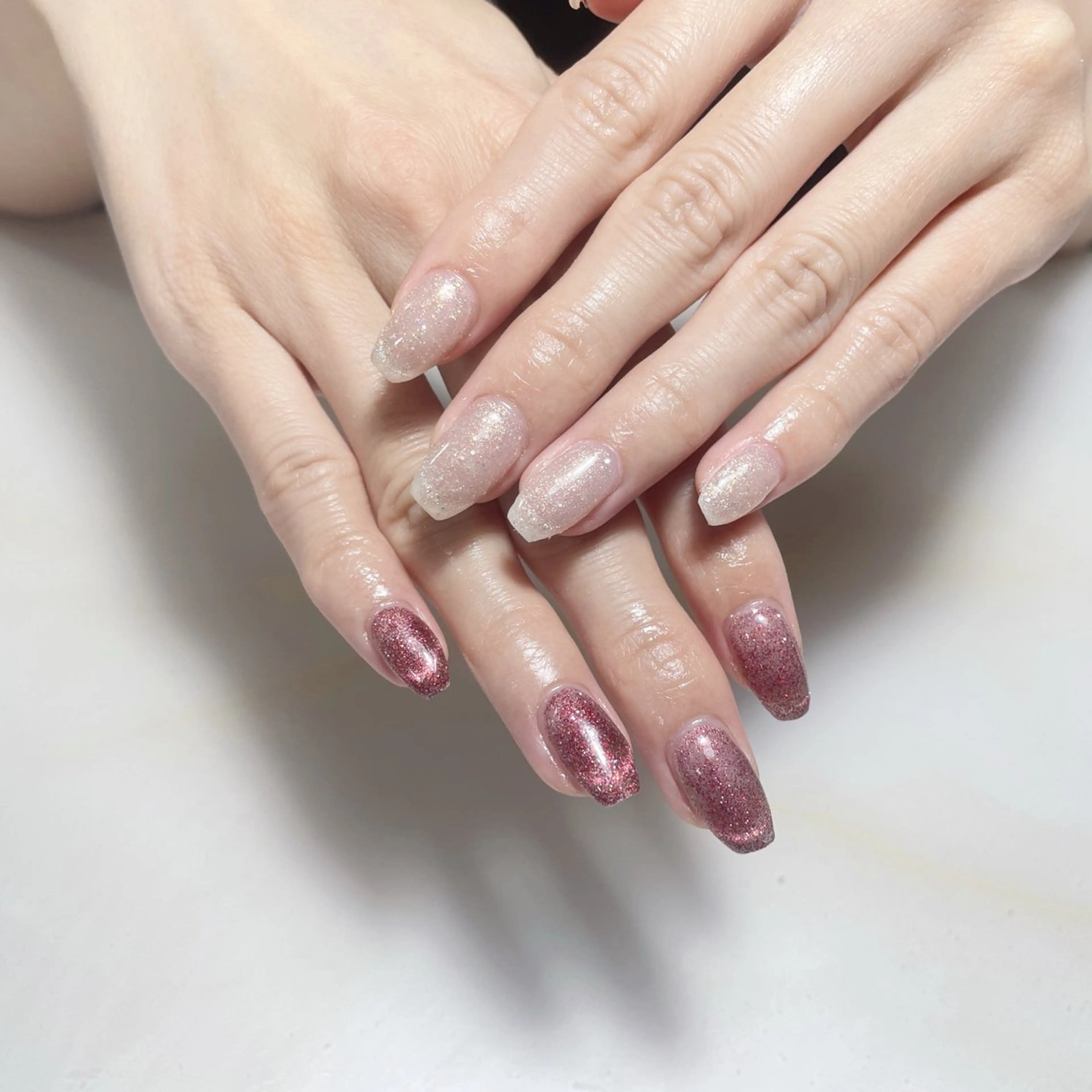 ネイル アートネイル フレンチネイル ジェルネイル グラデーション 韓国ネイル ハンドネイル 久保田 マリコのネイルデザイン