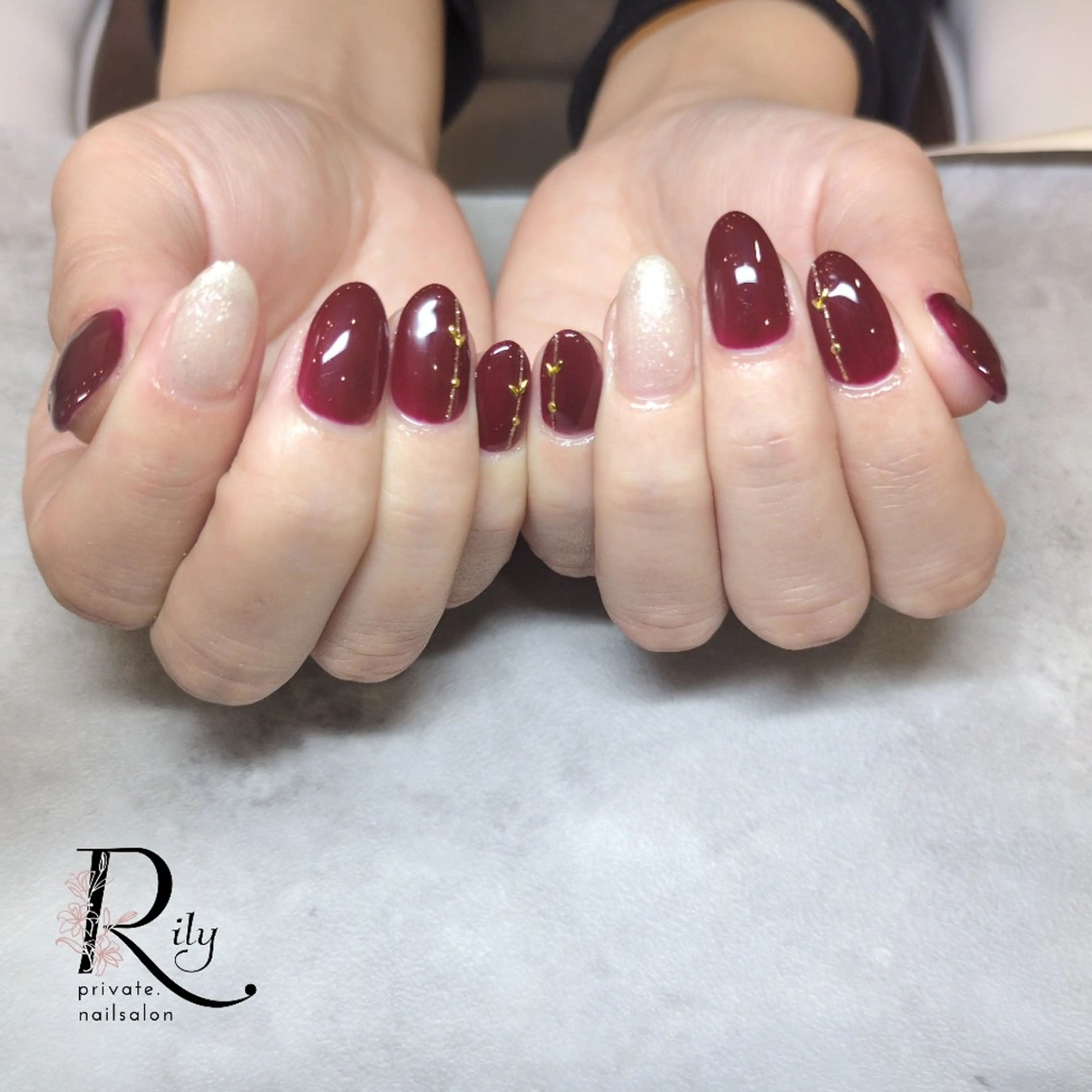 ネイル アートネイル ハンドネイル nailsalon Rilyのネイルデザイン