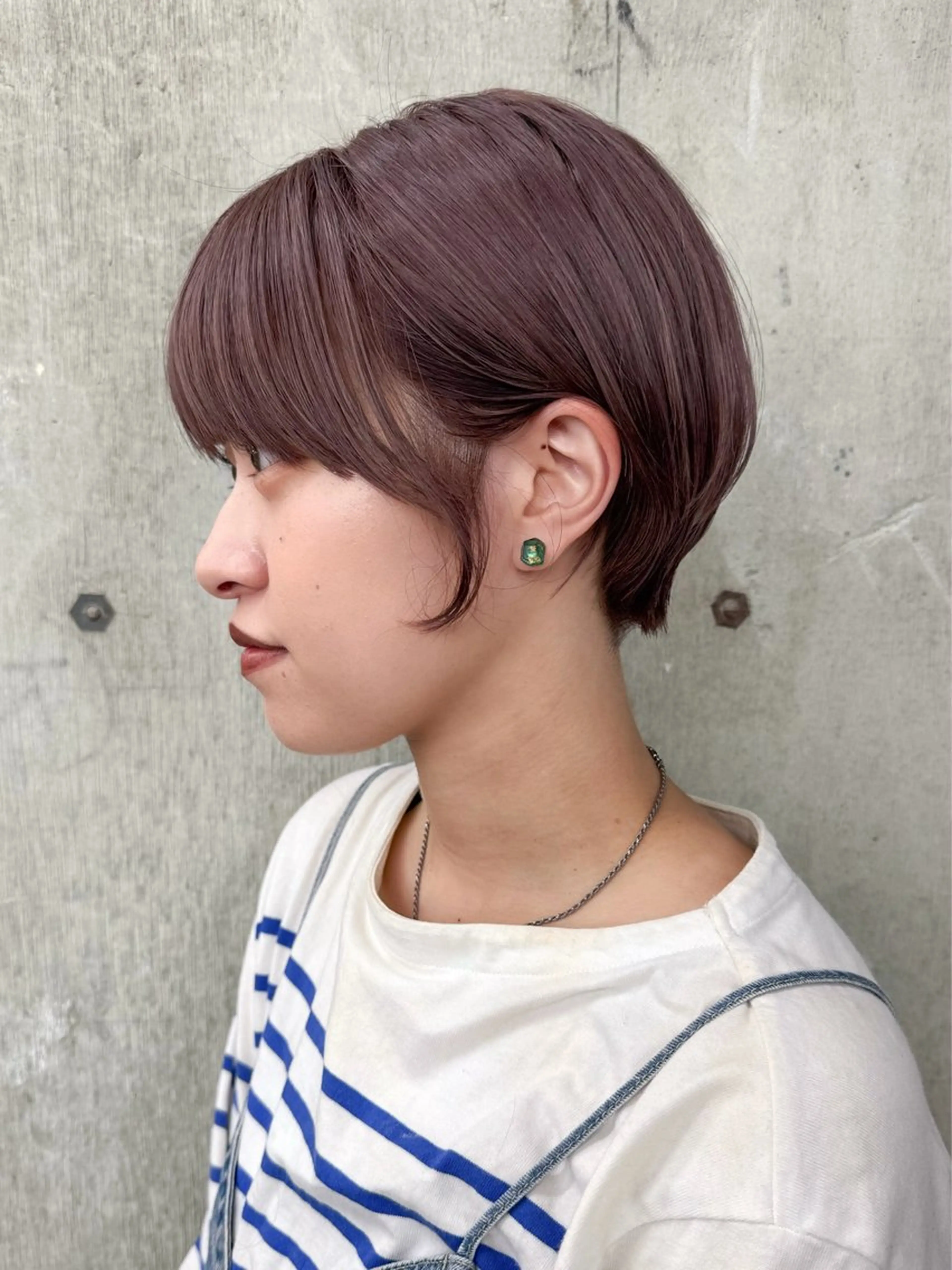 ショート yuuka/ボブ/ダ ブルカラー/髪質改善のヘアスタイル