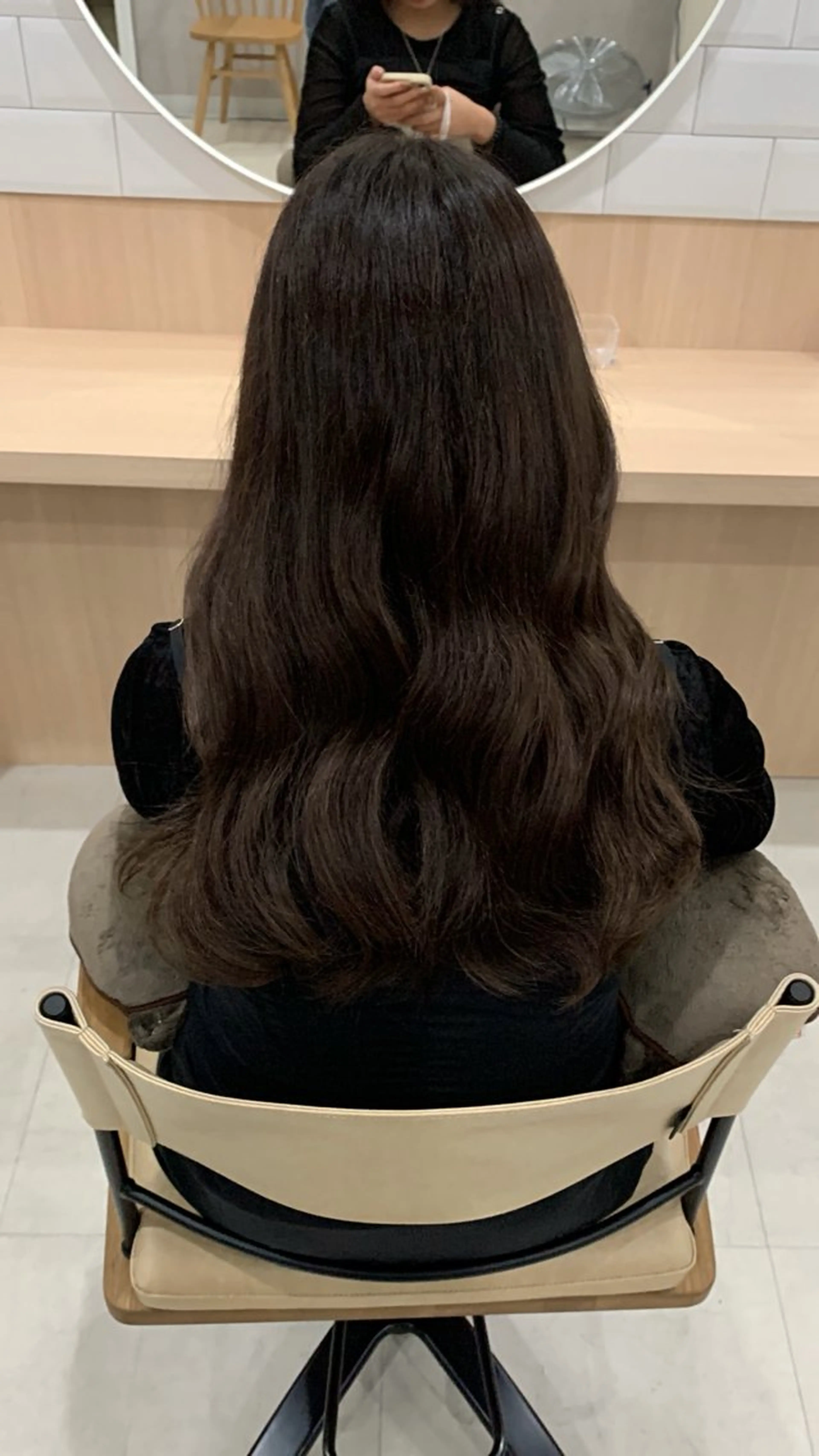 ロング カラー 田中 怜菜のヘアスタイル