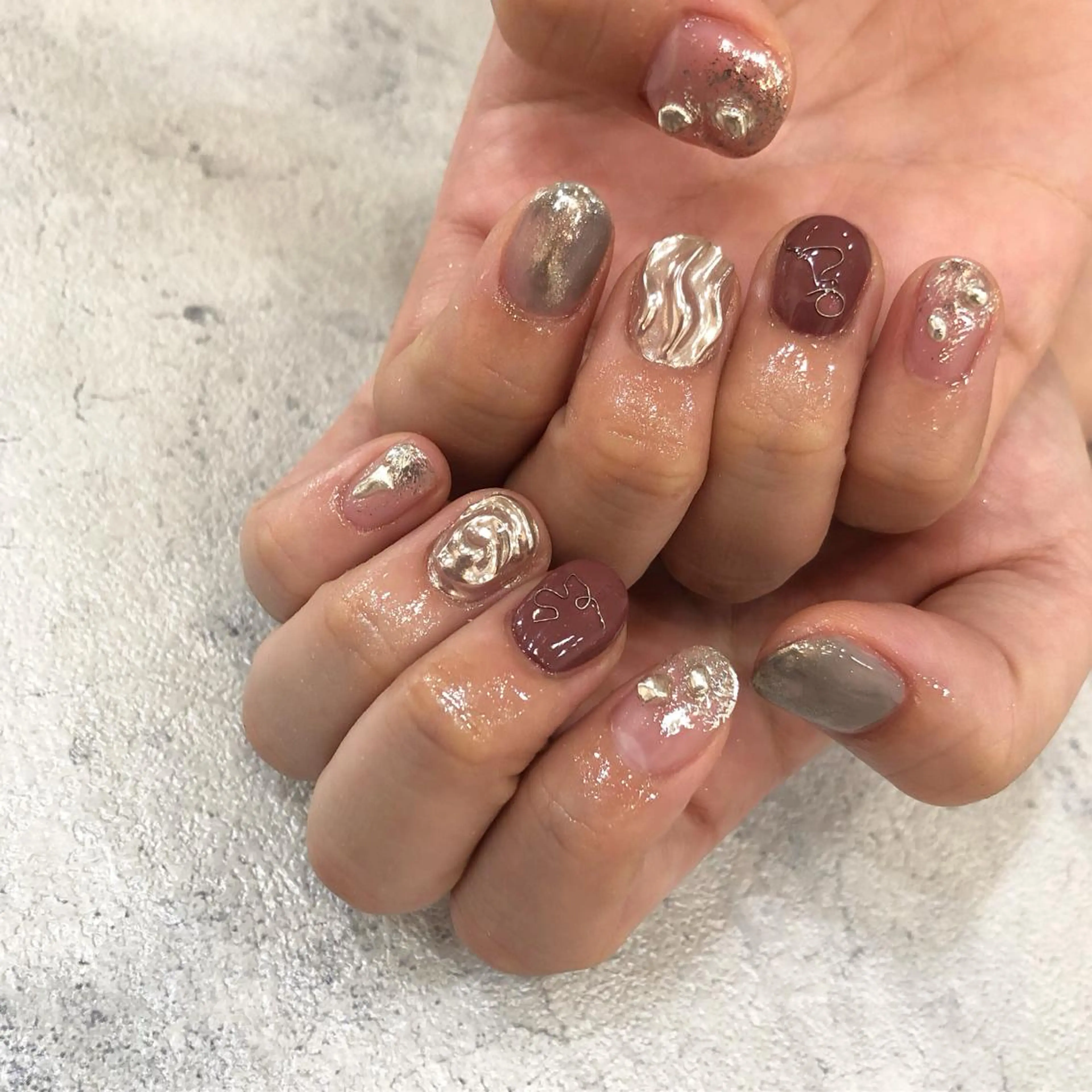 ネイル ニュアンスネイル ëmma nail_ by chulaのネイルデザイン