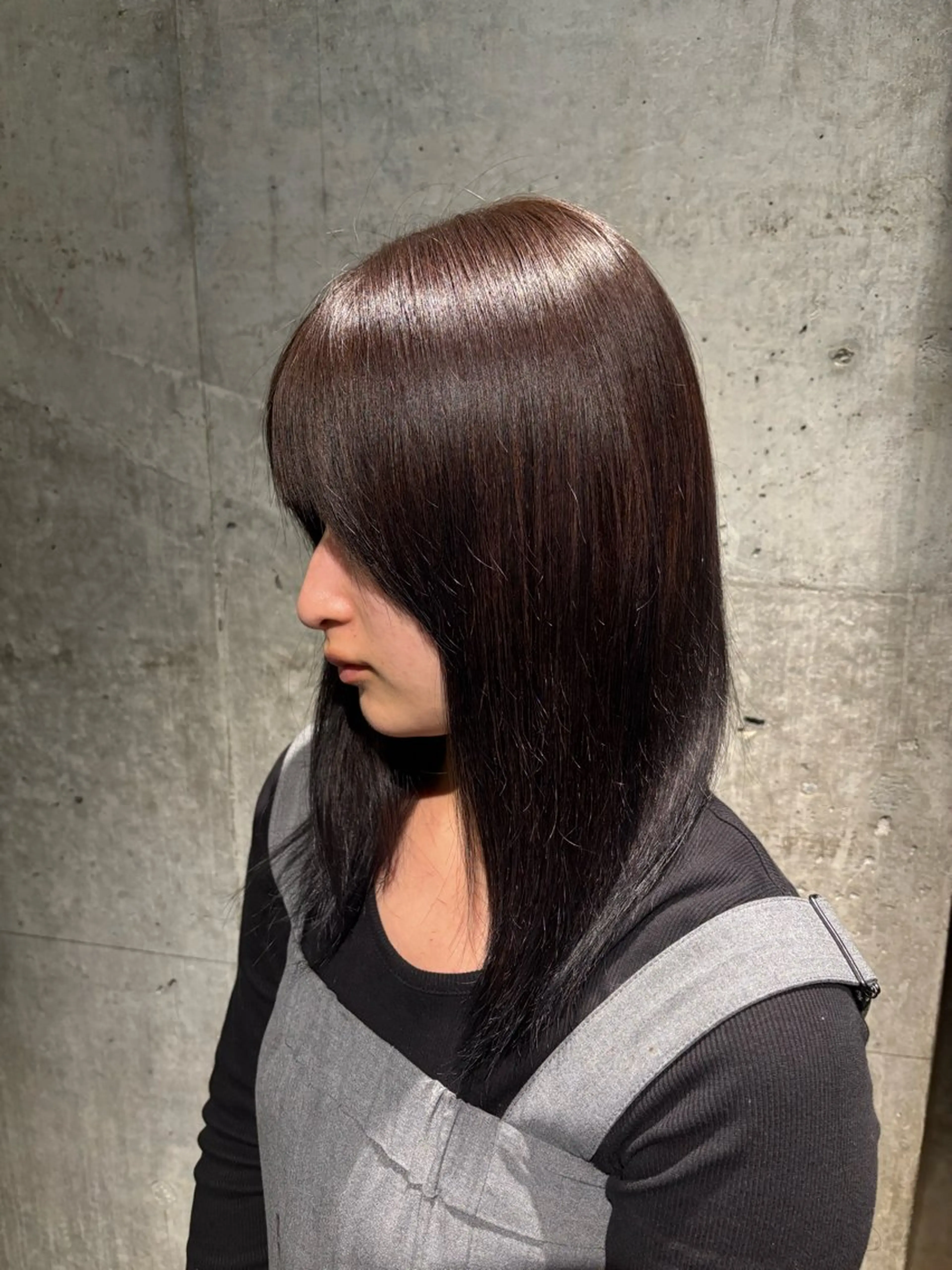 ミディアム カラー ☆ﾘｻ  カラー/ トリートメント☆のヘアスタイル