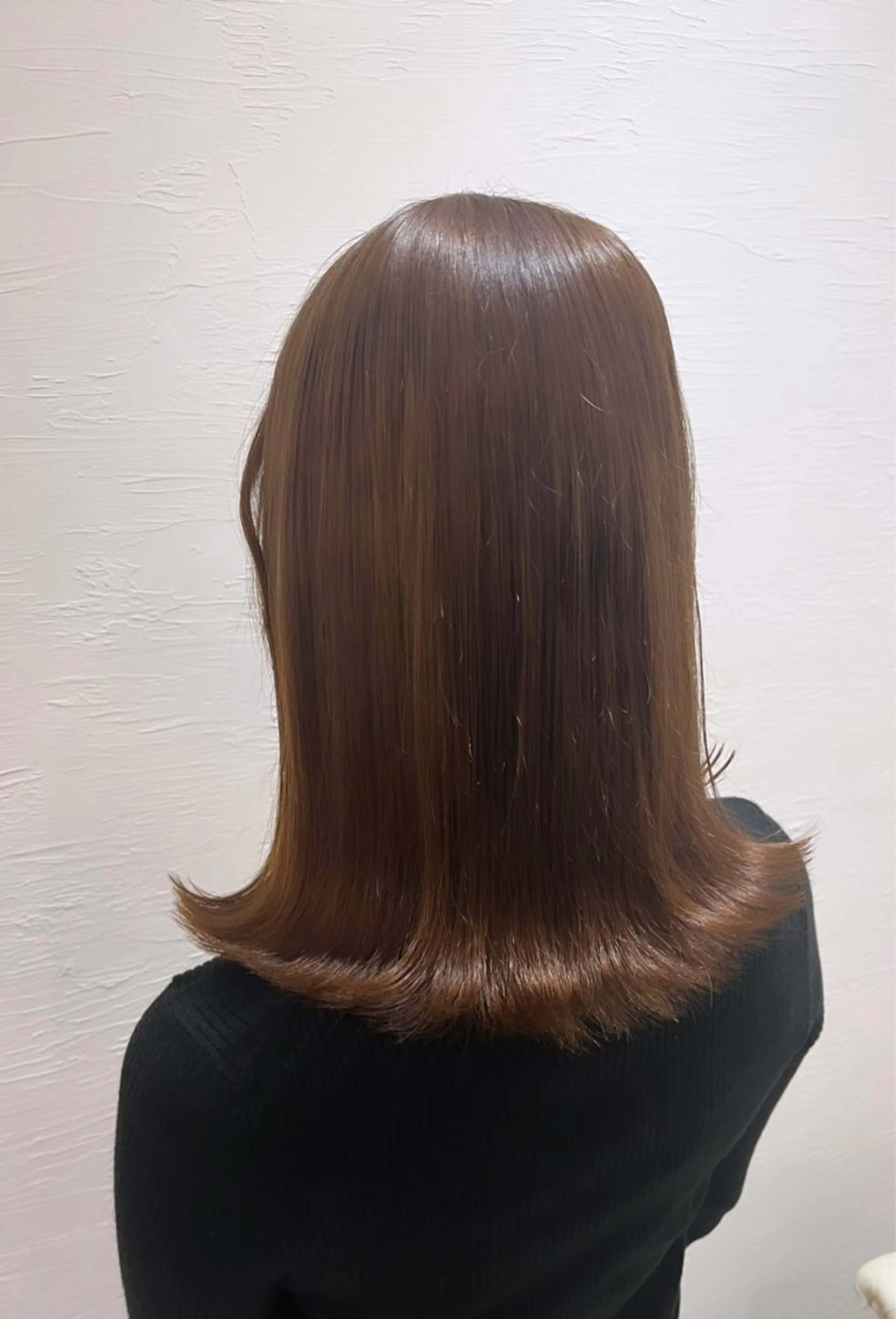 ミディアム 田中 美優のヘアスタイル