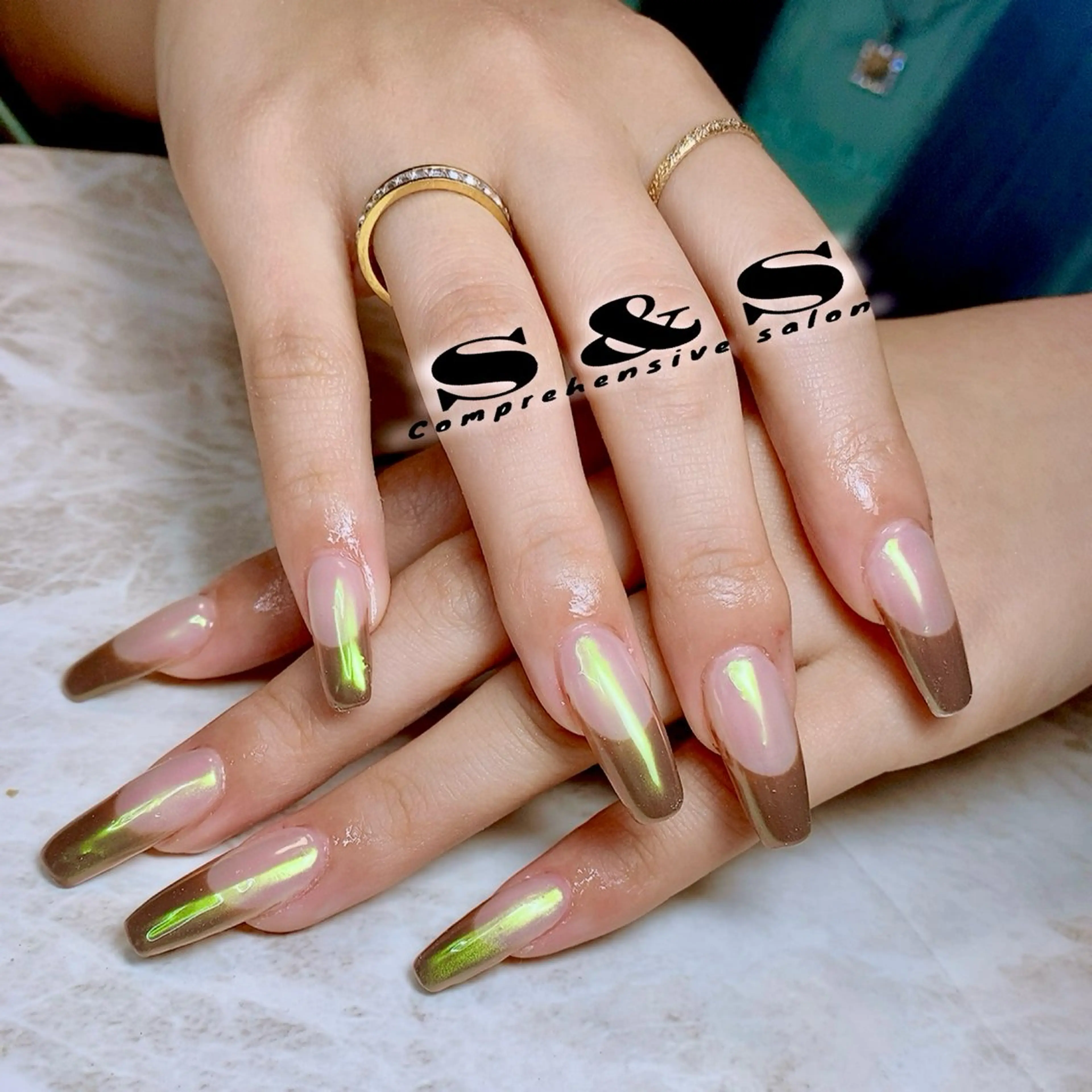 ネイル 長さ出し メンズネイル 持ち込み スカルプネイル S&S 村田小百合のネイルデザイン