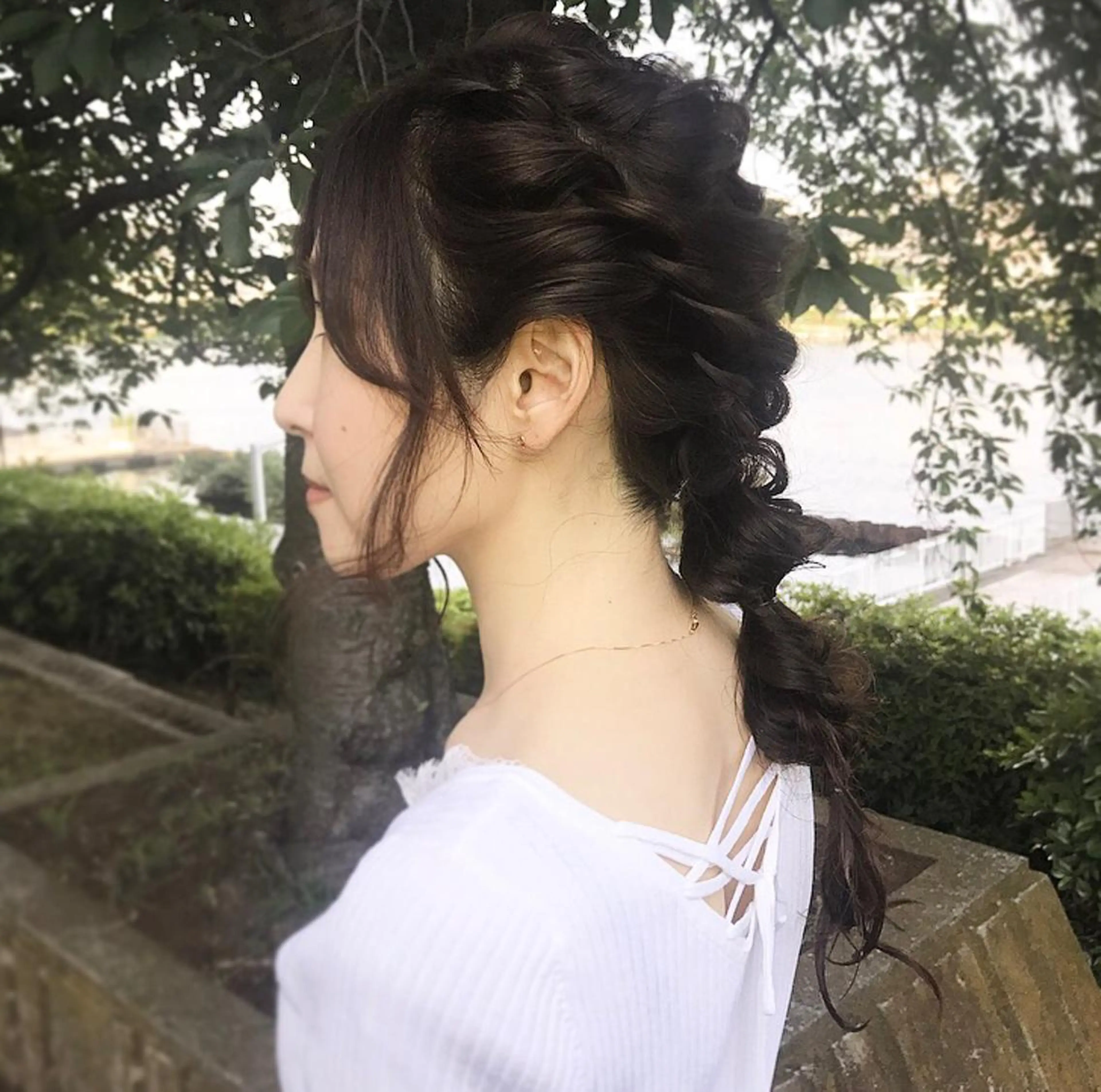 ロング ヘアアレンジ FEERIE AVEDA ARIAKE所属・LUMIA/オーナー 西田わかばのヘアスタイル