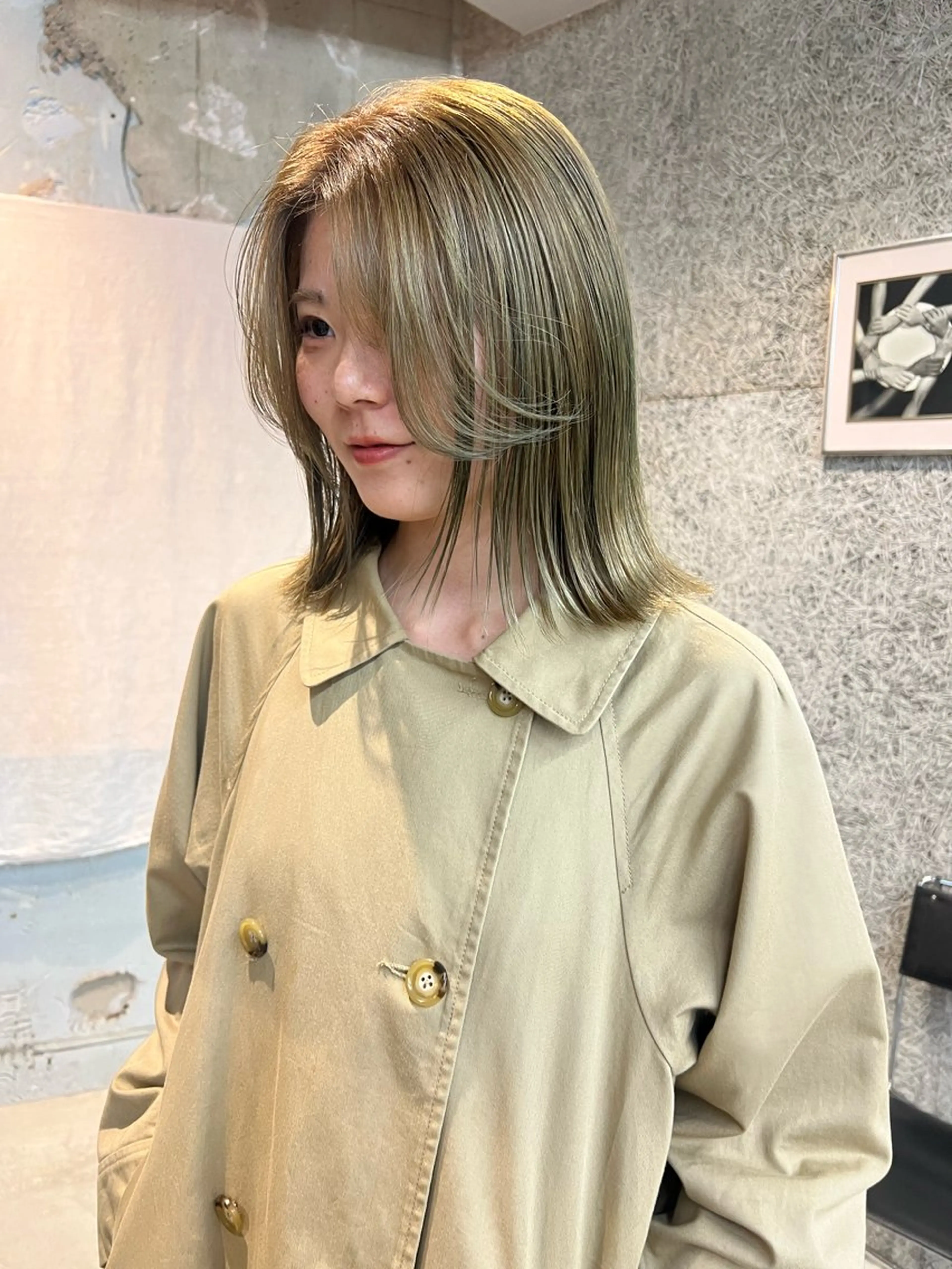 ミディアム カラー ヘアカラー yu  /透明感 カラー/caseyのヘアスタイル