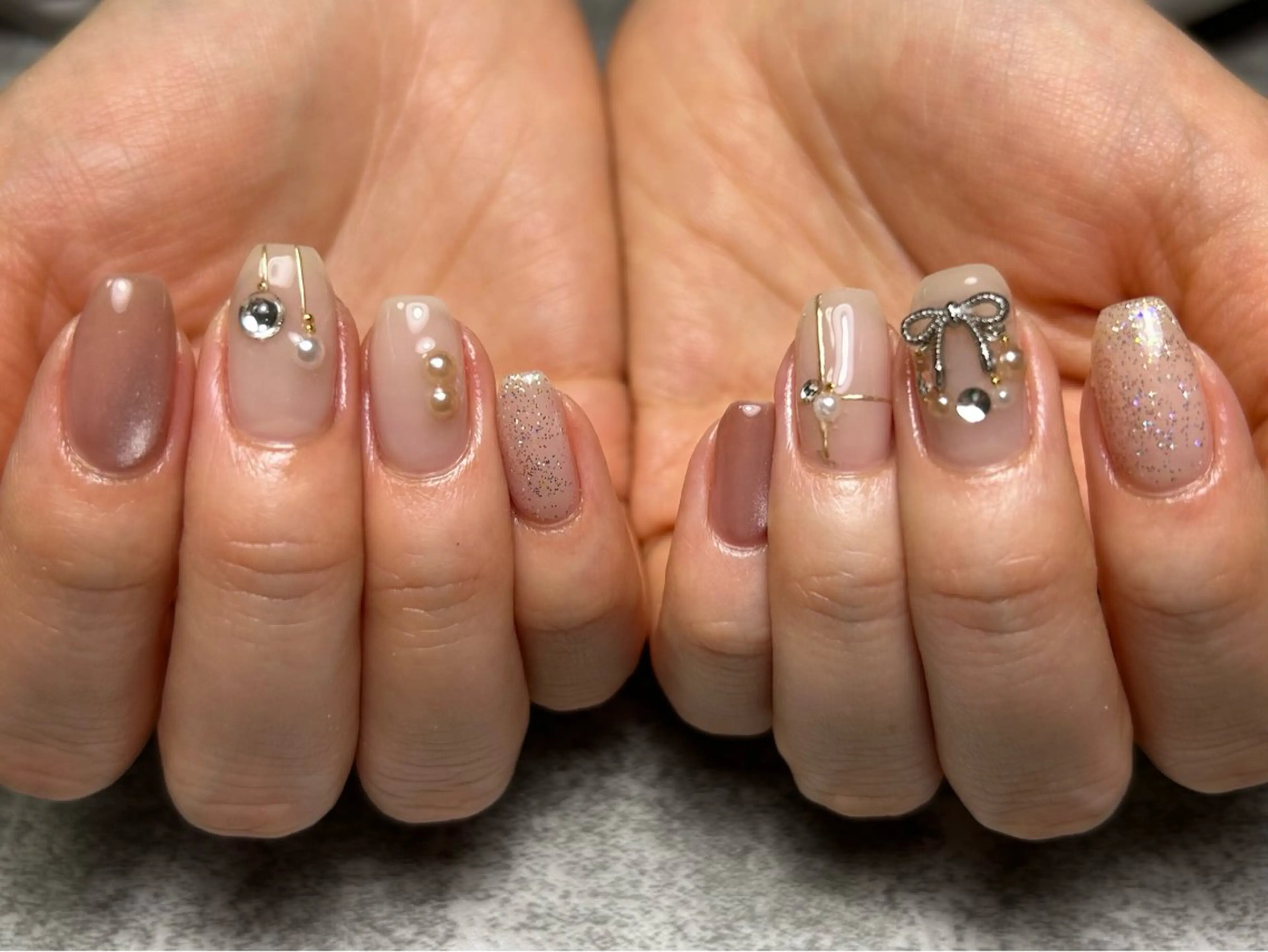 ネイル 長さ出し ジェルネイル 持ち込み パラジェル private nail salon〜.18〜所属・.18 〜のネイルデザイン