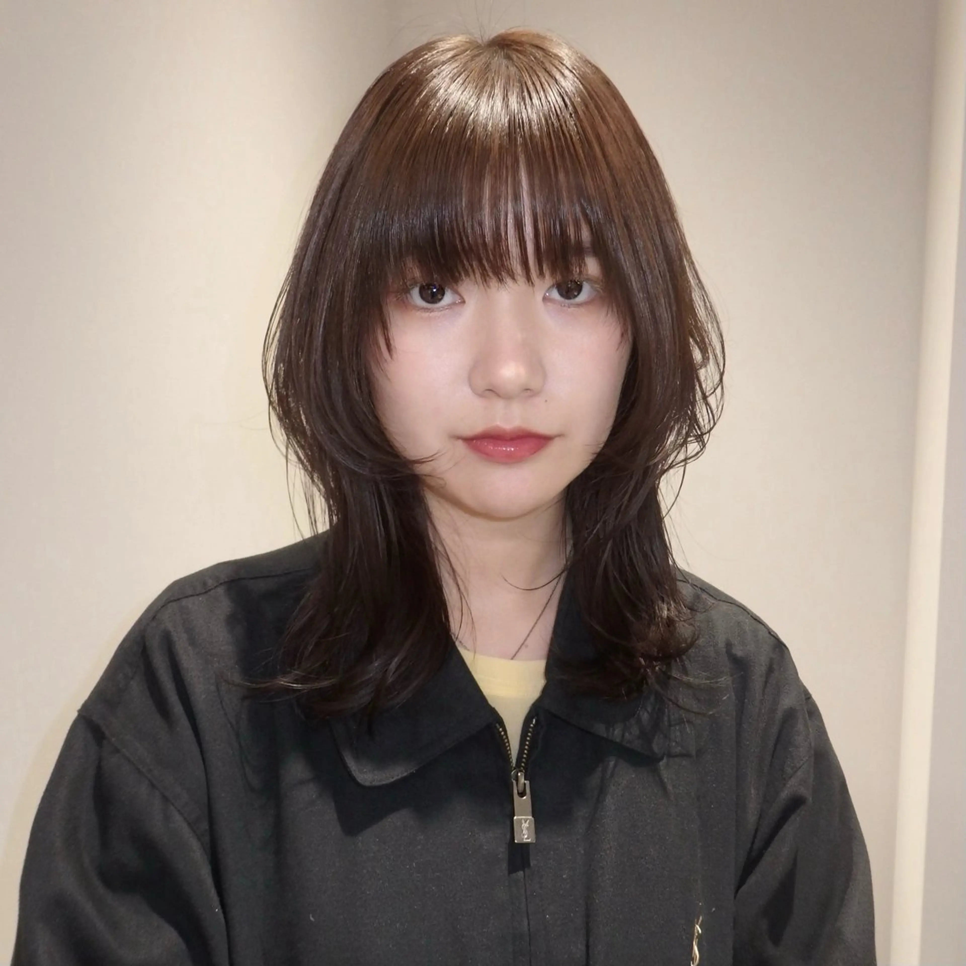 ミディアム ヘアカラー トリートメント 表参道 透明感カラー kanako✧*｡のヘアスタイル